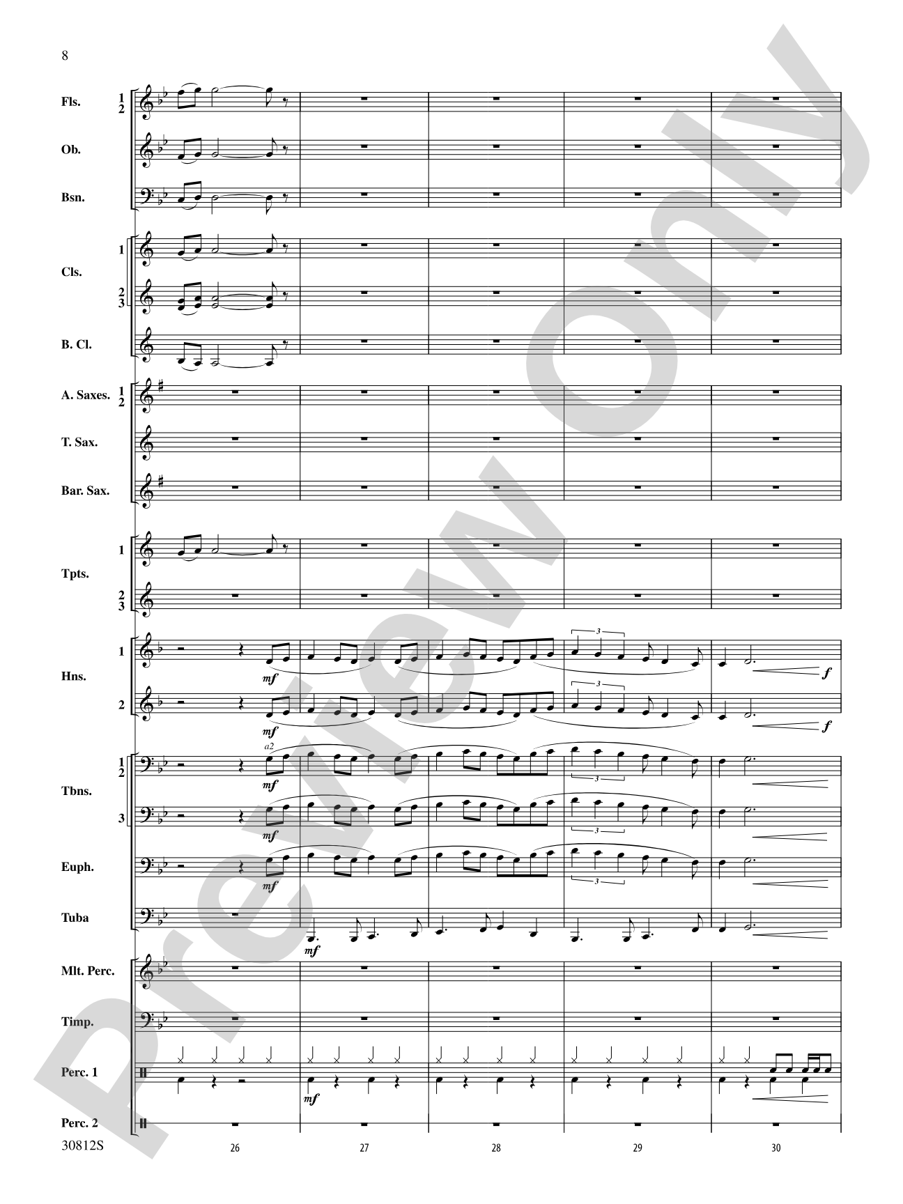 Stairway to Heaven: Concert Band Conductor Score & Parts