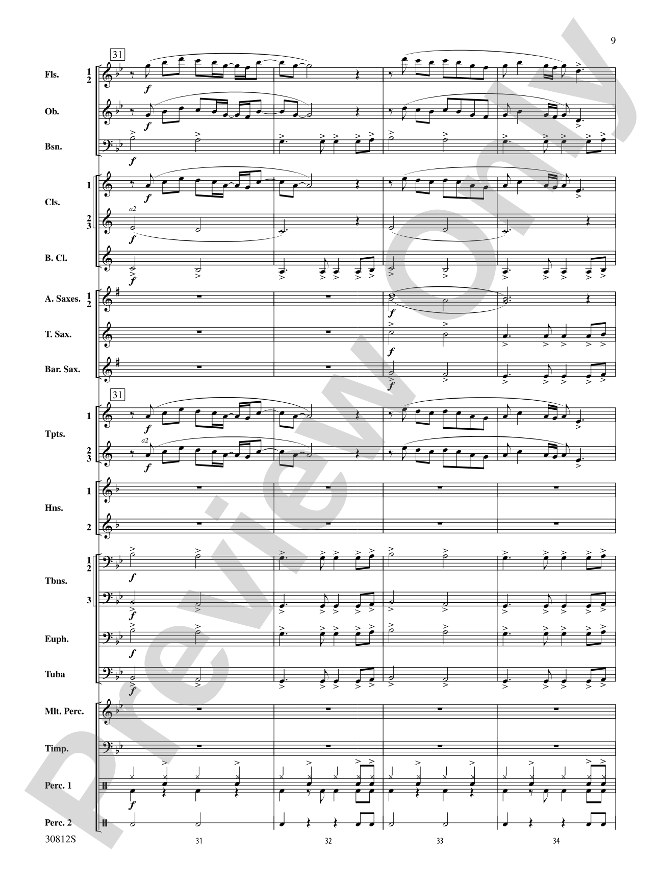 Stairway to Heaven: Concert Band Conductor Score & Parts