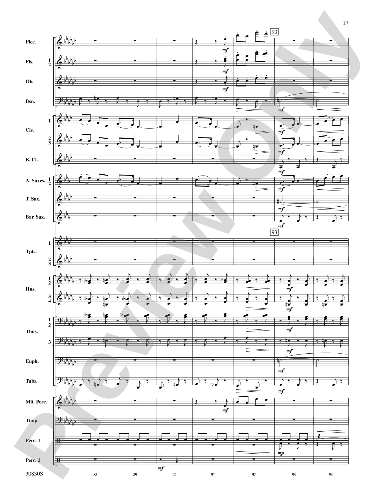 Oxford Street (March): Concert Band Conductor Score & Parts