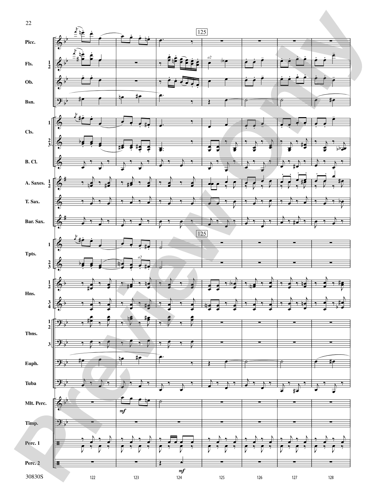 Oxford Street (March): Concert Band Conductor Score & Parts