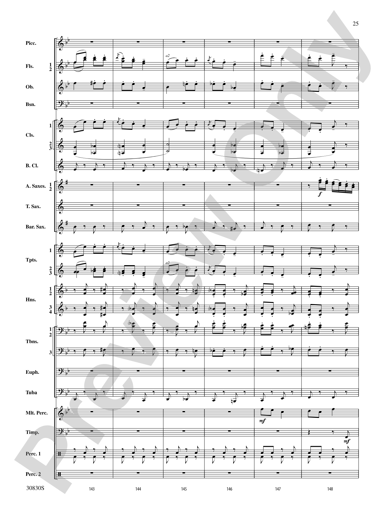 Oxford Street (March): Concert Band Conductor Score & Parts