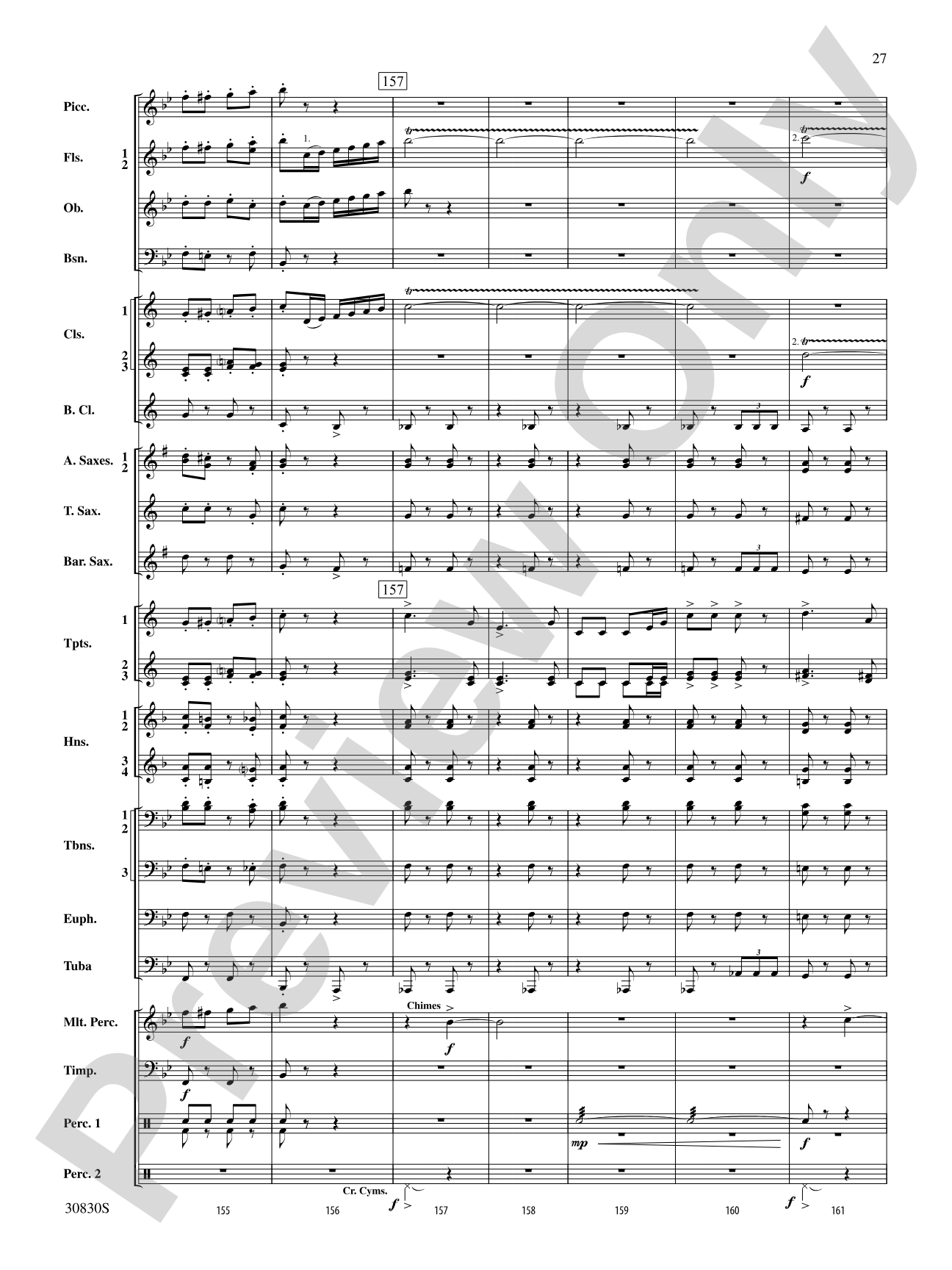 Oxford Street (March): Concert Band Conductor Score & Parts