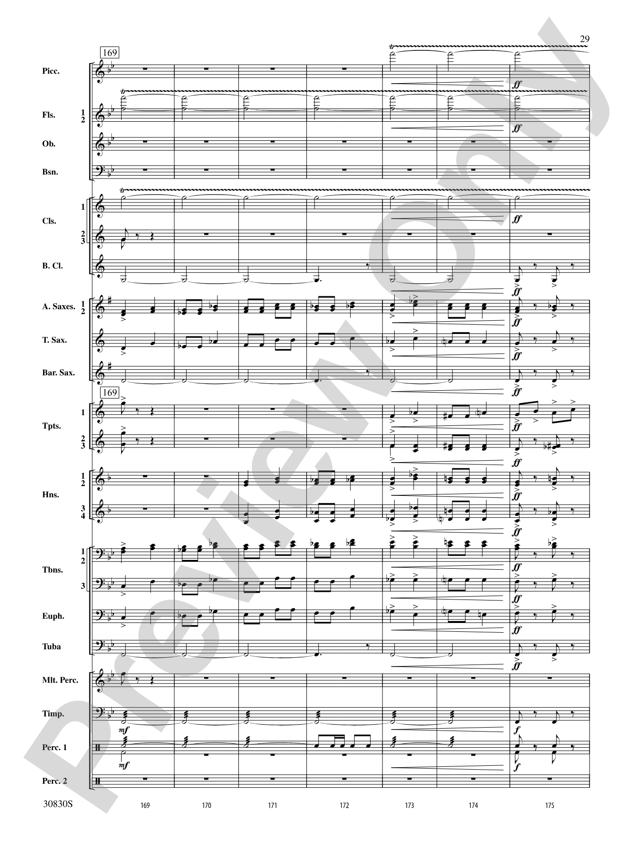 Oxford Street (March): Concert Band Conductor Score & Parts