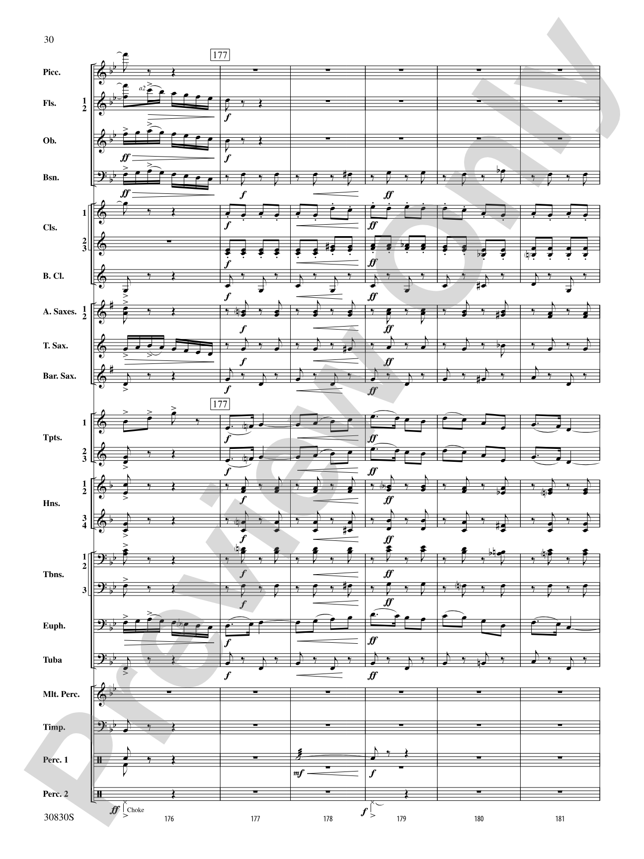 Oxford Street (March): Concert Band Conductor Score & Parts