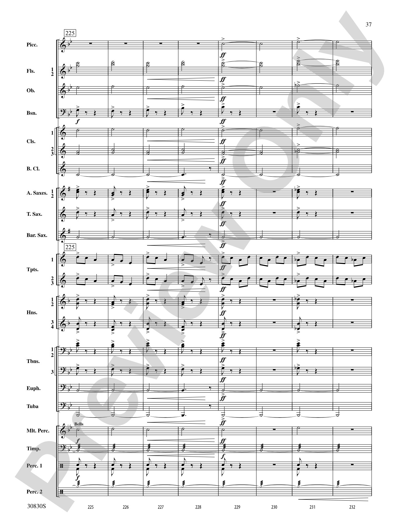 Oxford Street (March): Concert Band Conductor Score & Parts