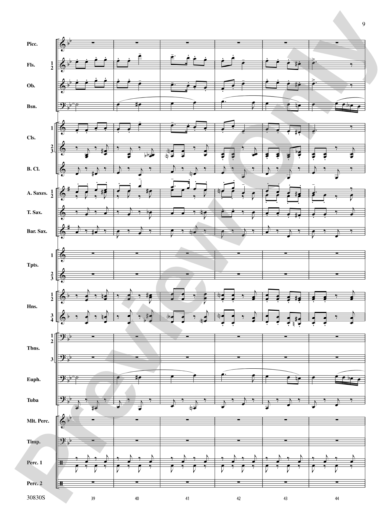 Oxford Street (March): Concert Band Conductor Score & Parts