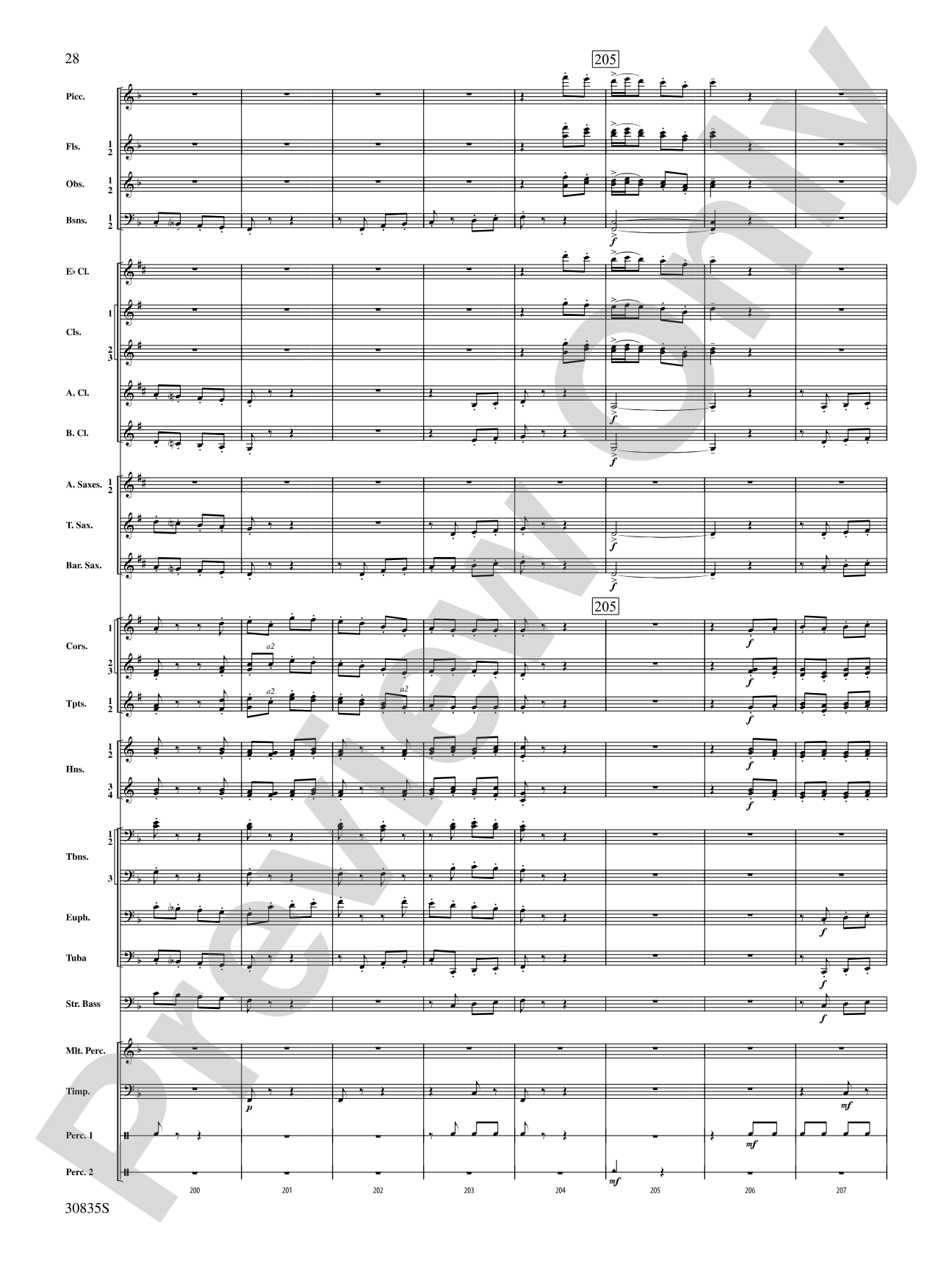 The Wearing of the Green (from the Irish Suite): Concert Band Conductor Score & Parts