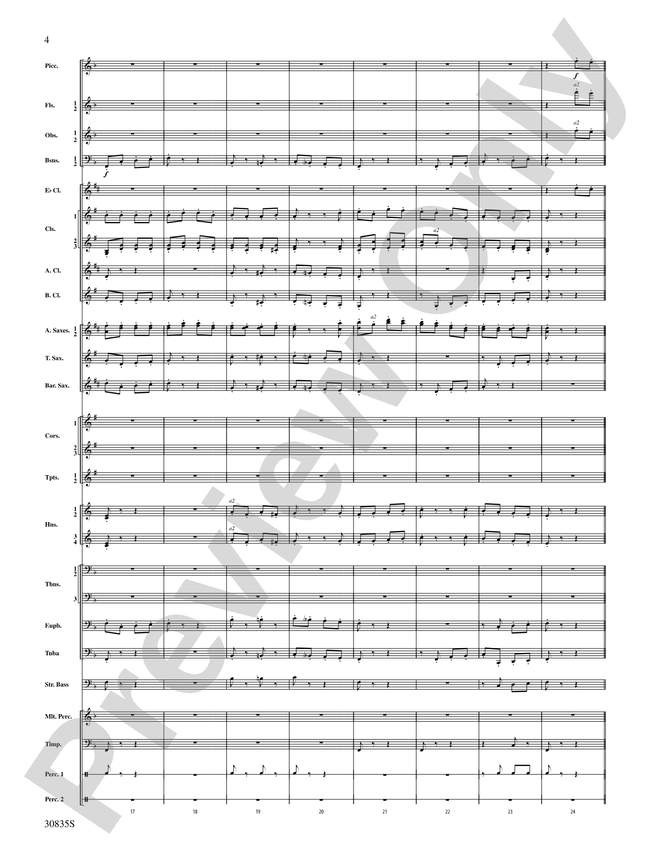 The Wearing of the Green (from the Irish Suite): Concert Band Conductor Score & Parts