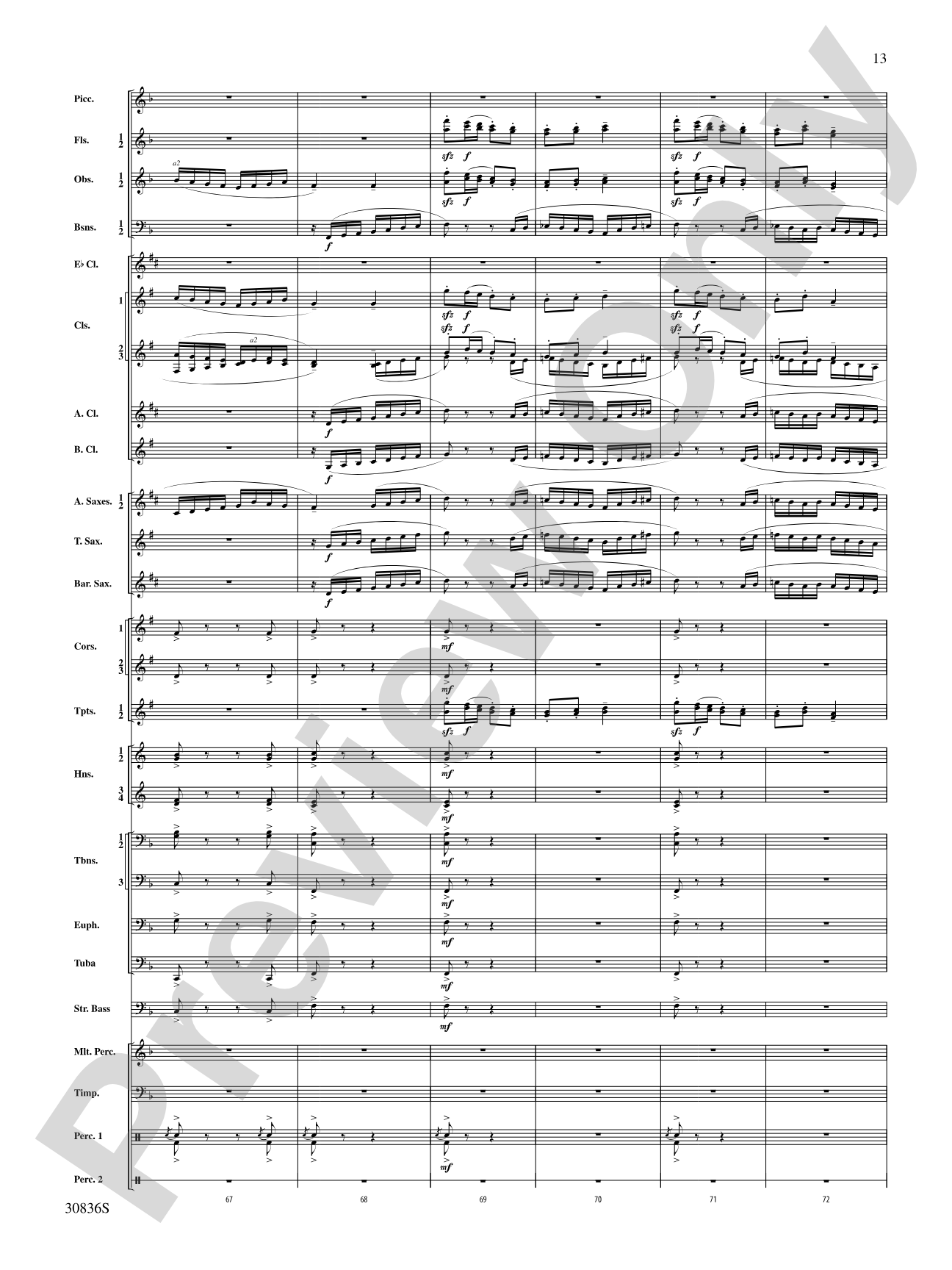 The Rakes of Mallow (from the Irish Suite): Concert Band Conductor Score & Parts