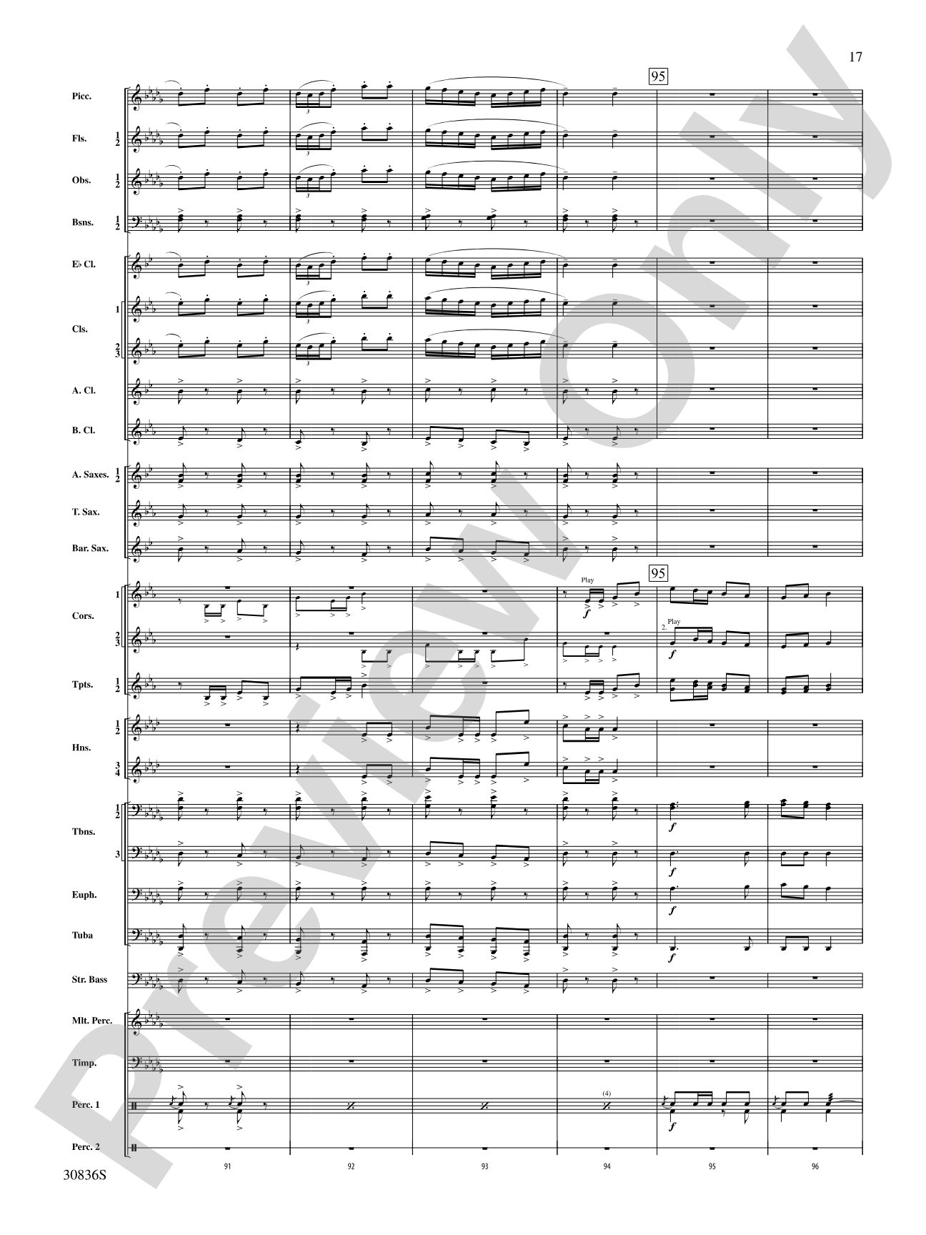 The Rakes of Mallow (from the Irish Suite): Concert Band Conductor Score & Parts