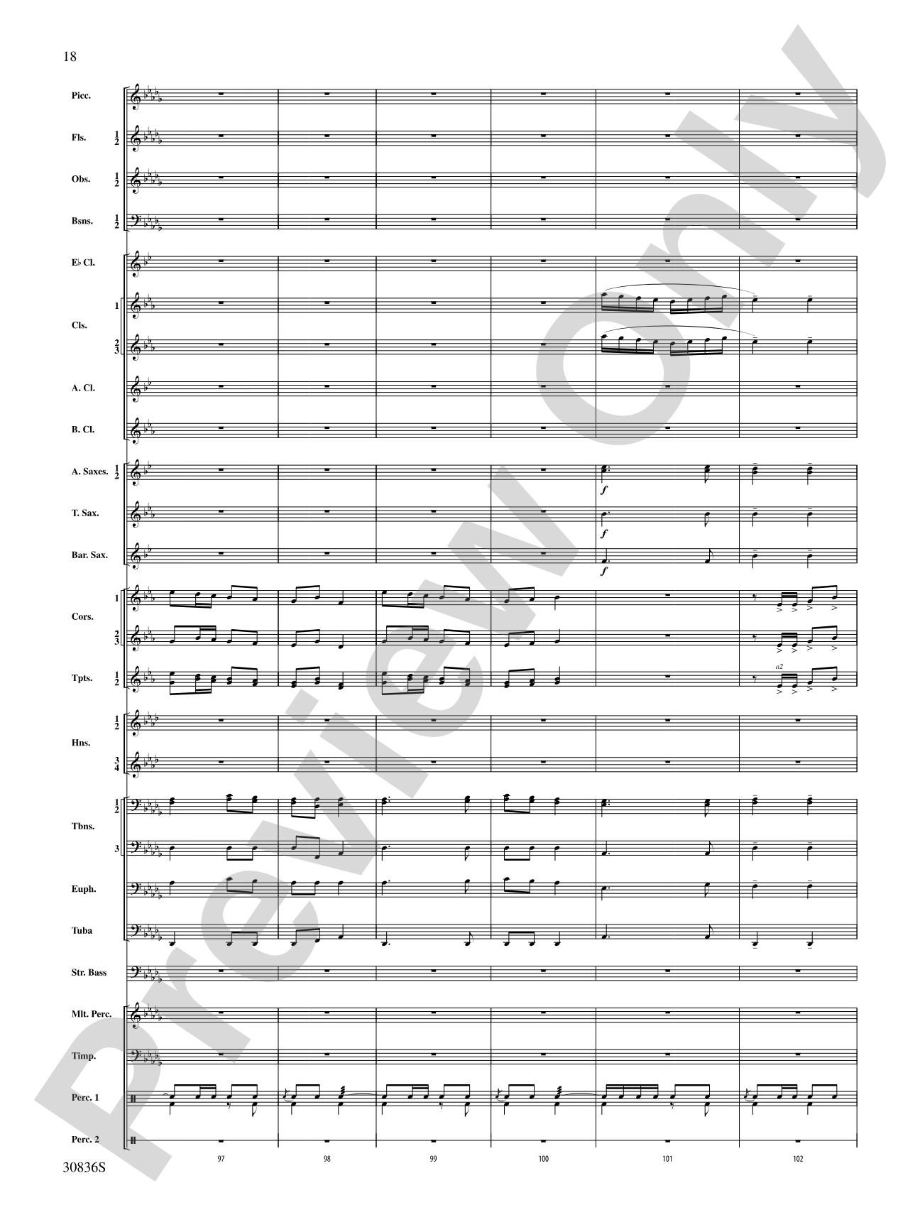 The Rakes of Mallow (from the Irish Suite): Concert Band Conductor Score & Parts