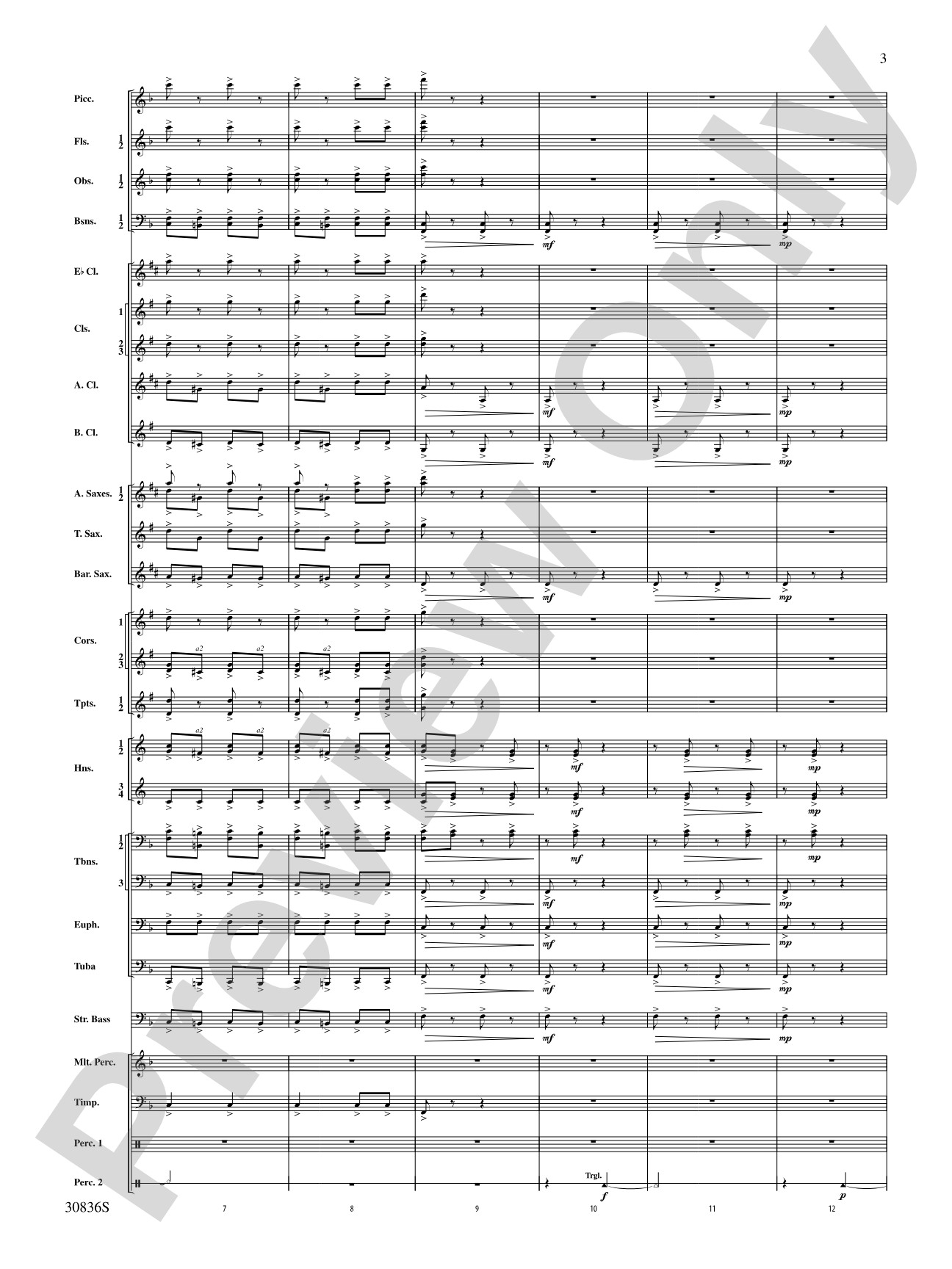 The Rakes of Mallow (from the Irish Suite): Concert Band Conductor Score & Parts