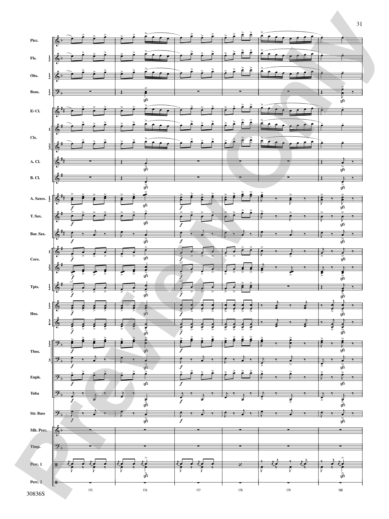 The Rakes of Mallow (from the Irish Suite): Concert Band Conductor Score & Parts