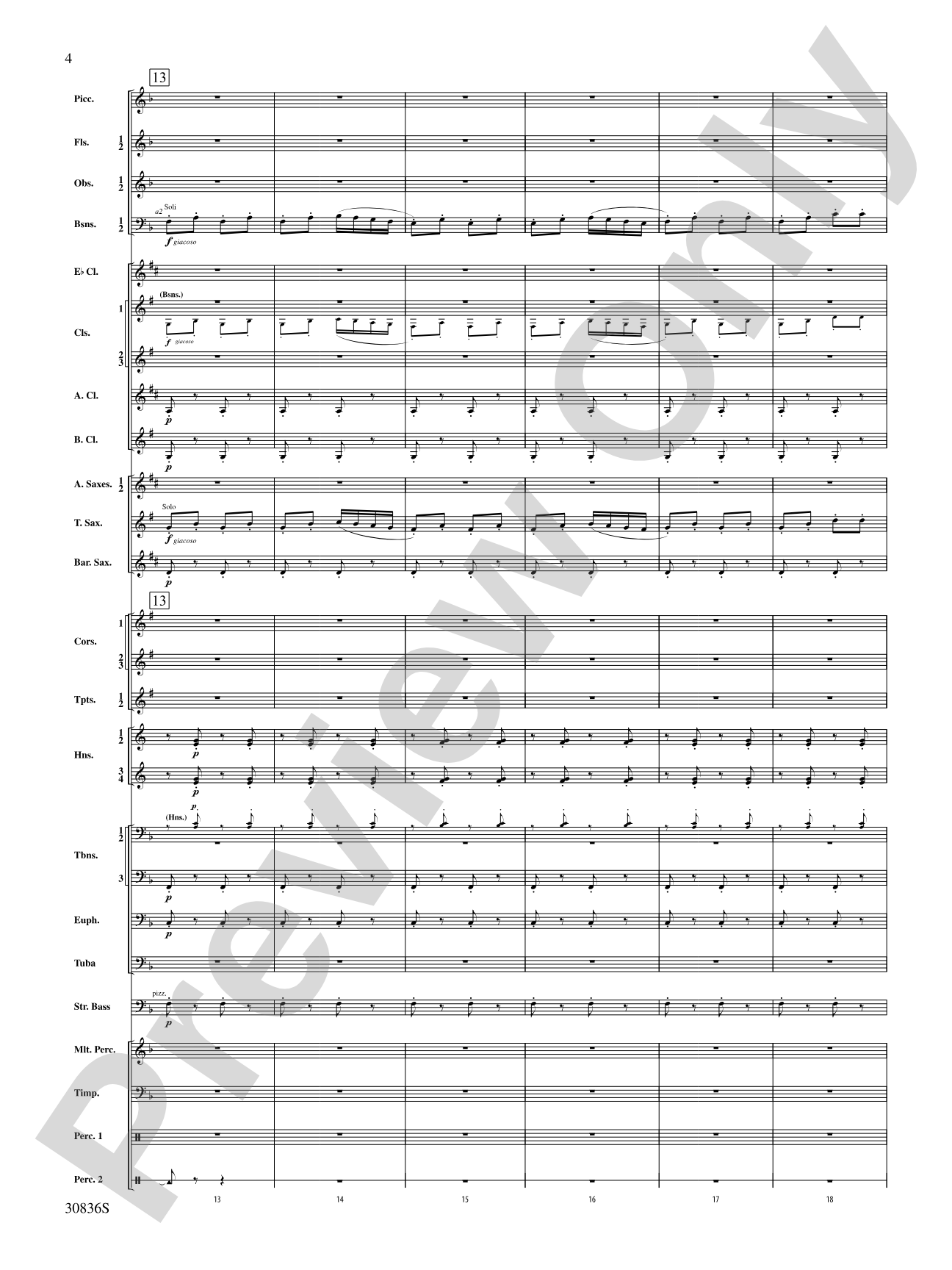 The Rakes of Mallow (from the Irish Suite): Concert Band Conductor Score & Parts