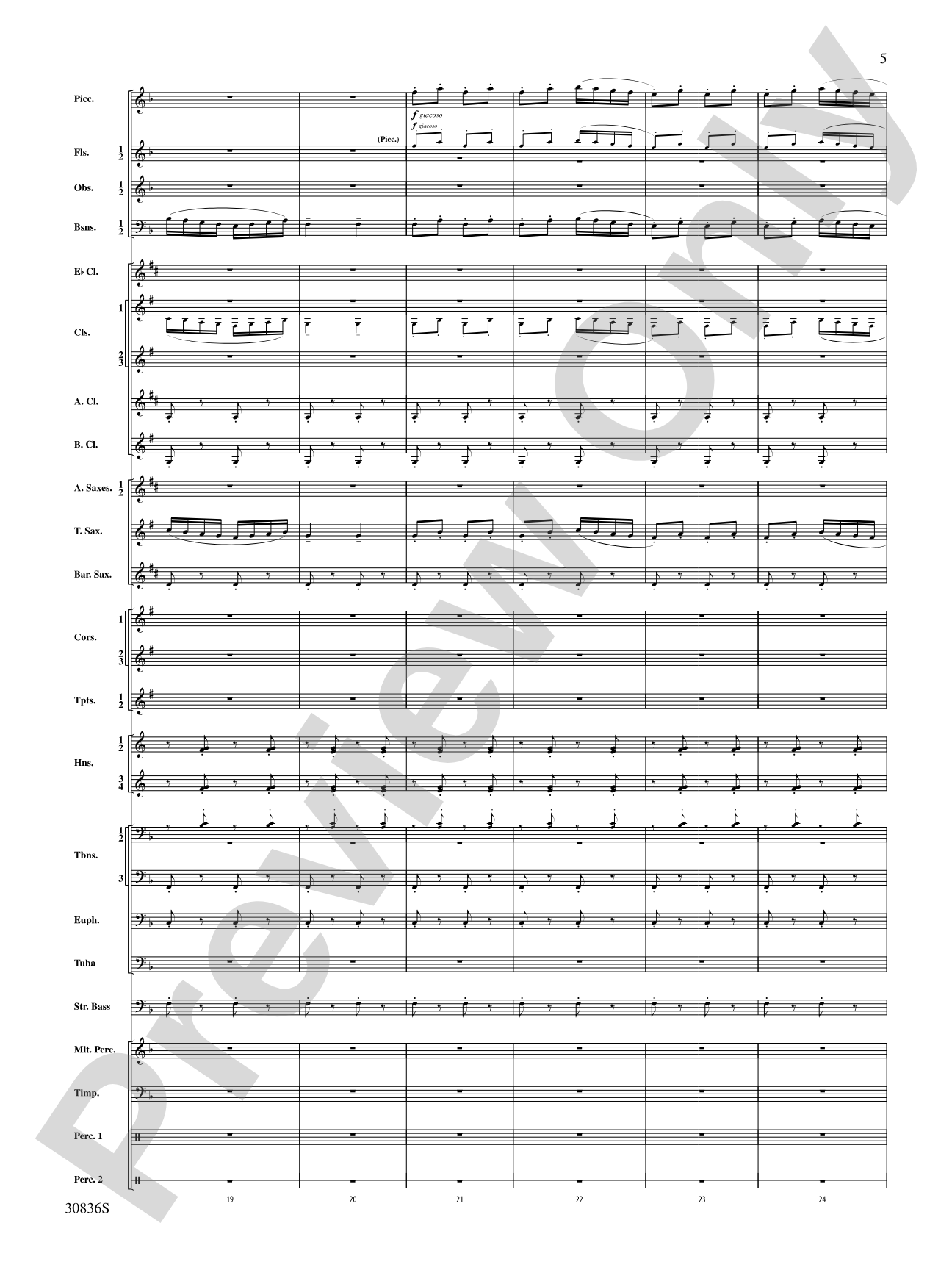 The Rakes of Mallow (from the Irish Suite): Concert Band Conductor Score & Parts