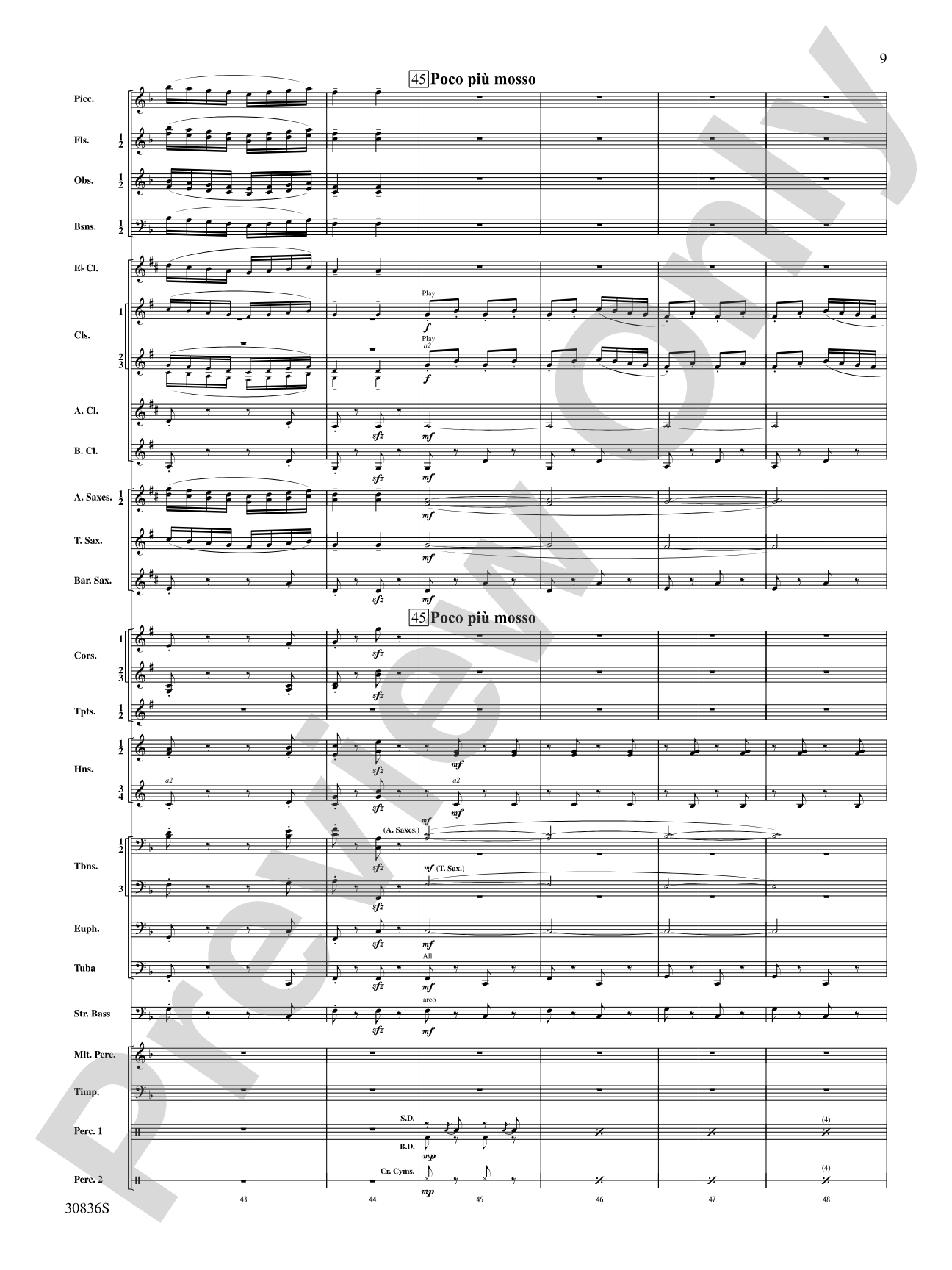 The Rakes of Mallow (from the Irish Suite): Concert Band Conductor Score & Parts