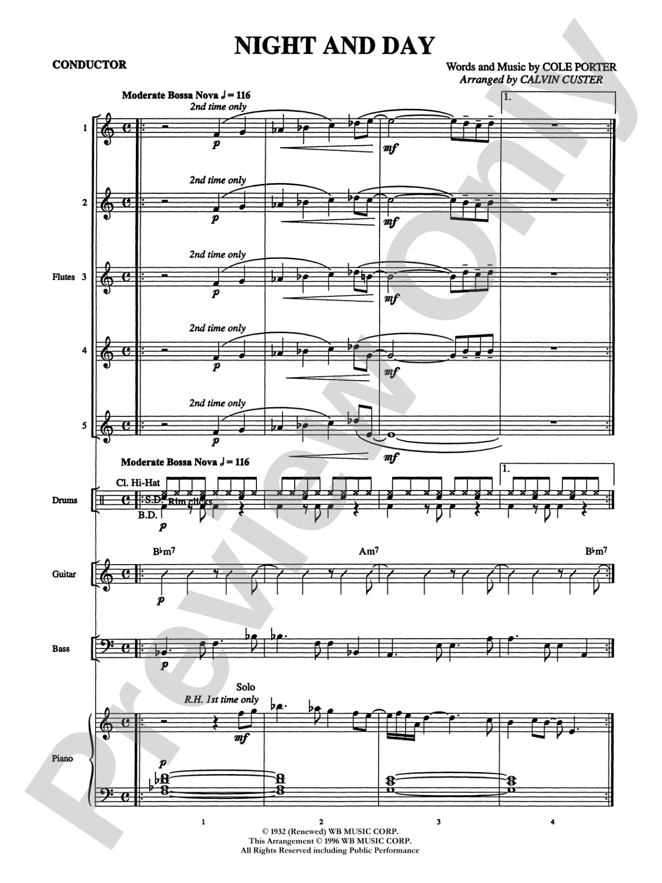 Night and Day: Flute Choir