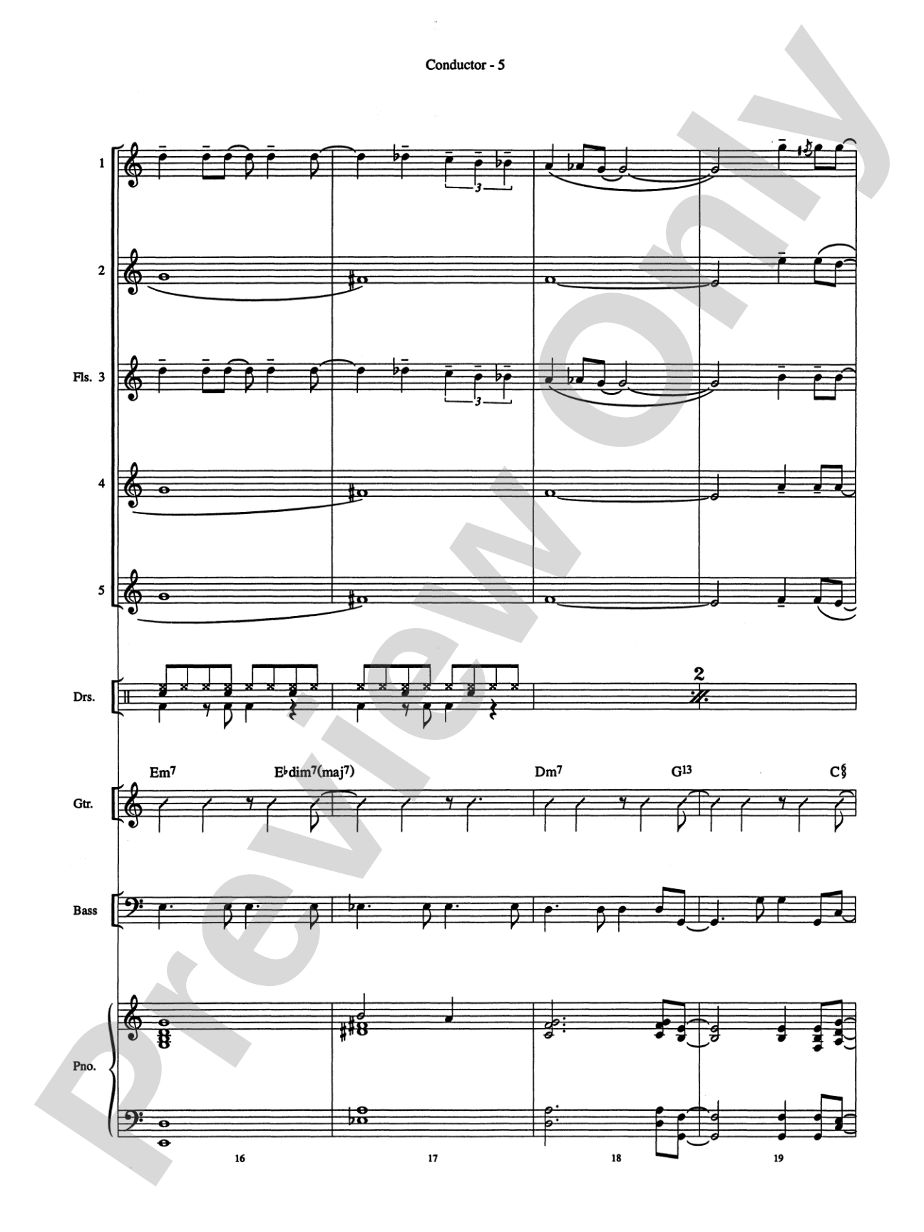 Night and Day: Flute Choir
