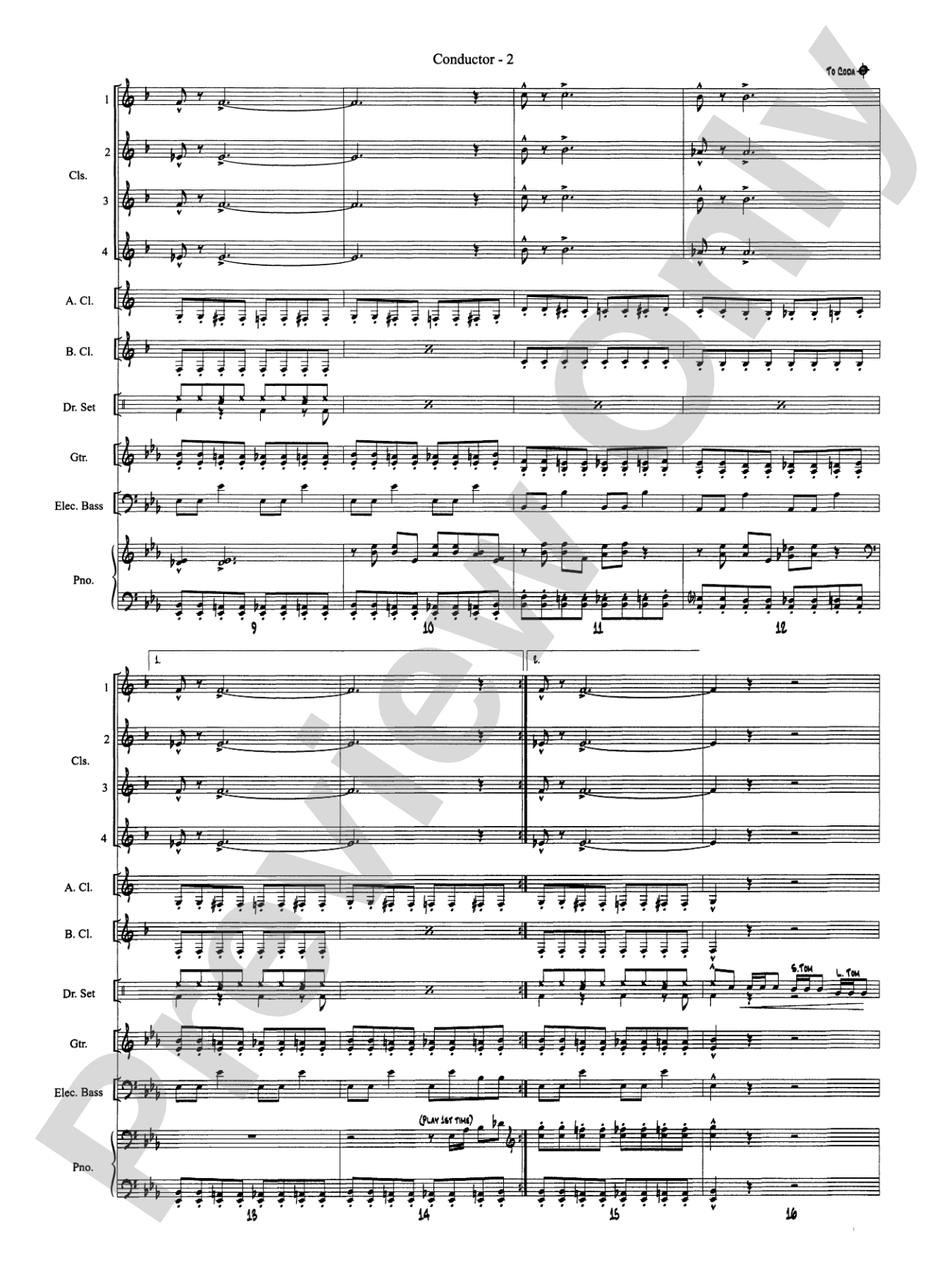 Batman Theme: Clarinet Choir
