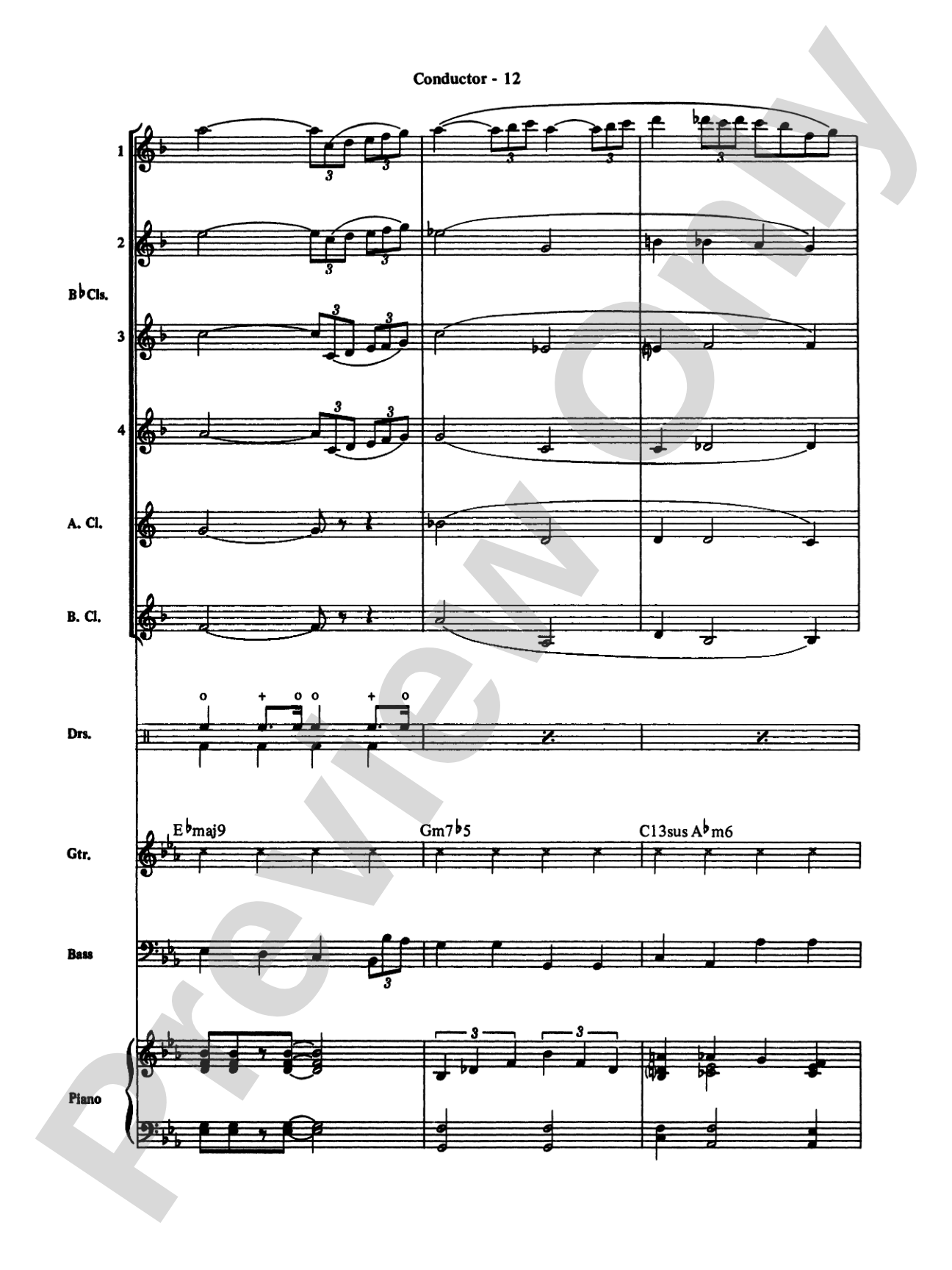 Moonlight Serenade: Clarinet Choir