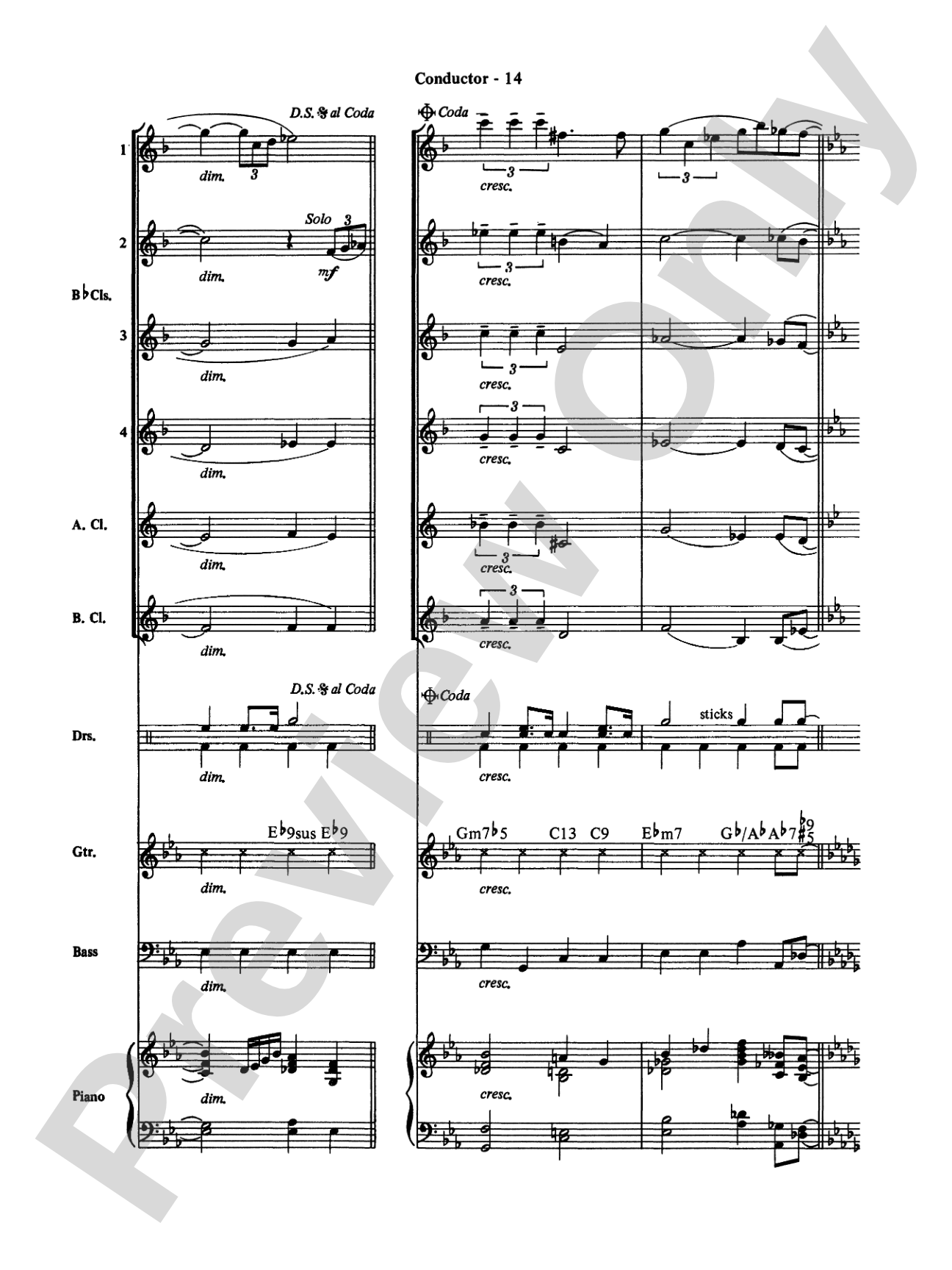 Moonlight Serenade: Clarinet Choir