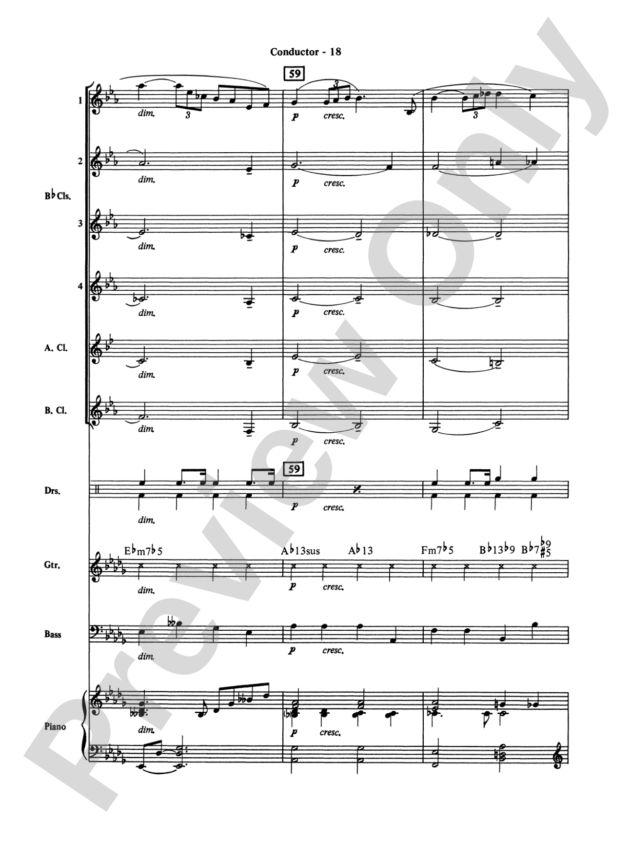 Moonlight Serenade: Clarinet Choir