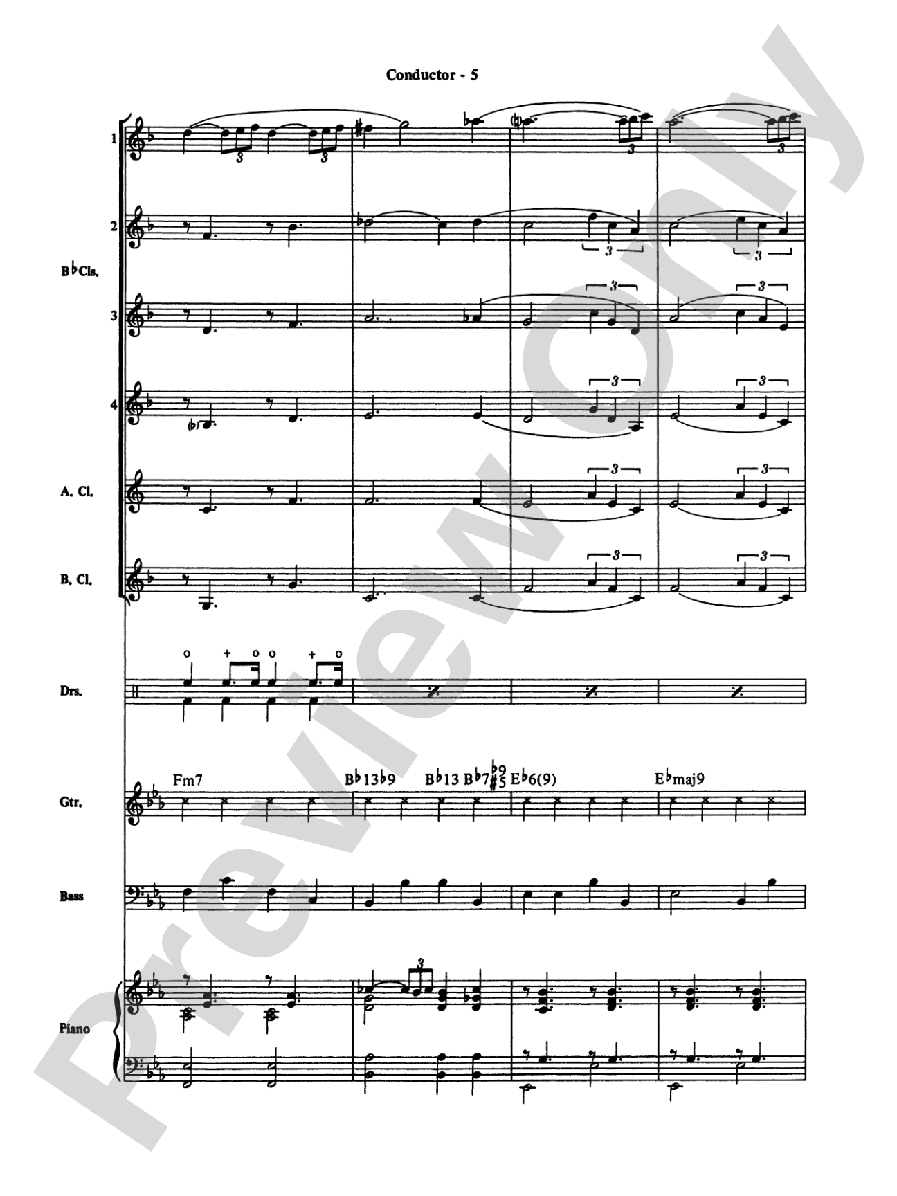 Moonlight Serenade: Clarinet Choir