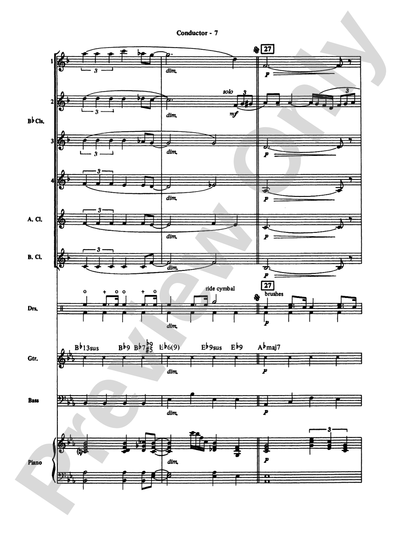 Moonlight Serenade: Clarinet Choir