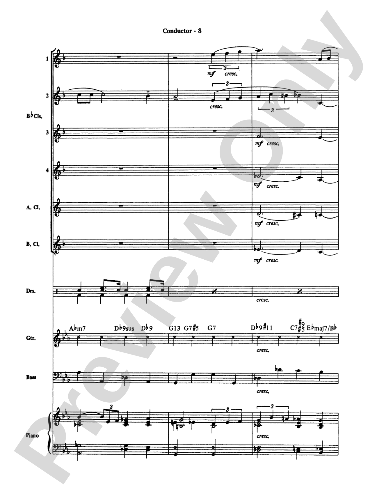 Moonlight Serenade: Clarinet Choir