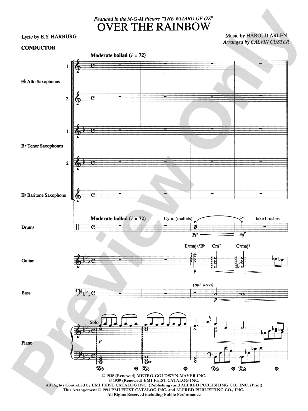 Over the Rainbow: Saxophone Choir