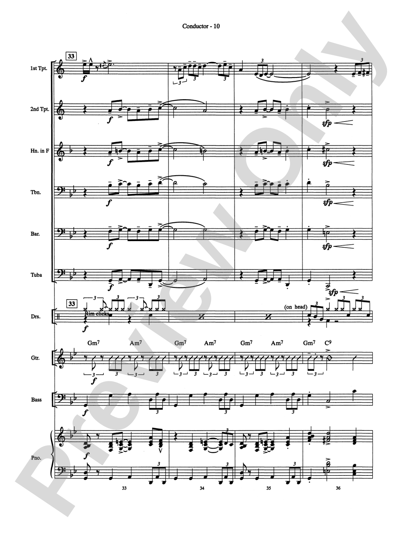 Summertime (from Porgy and Bess): Brass Choir