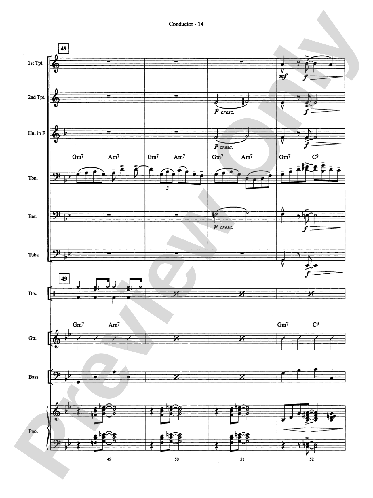 Summertime (from Porgy and Bess): Brass Choir