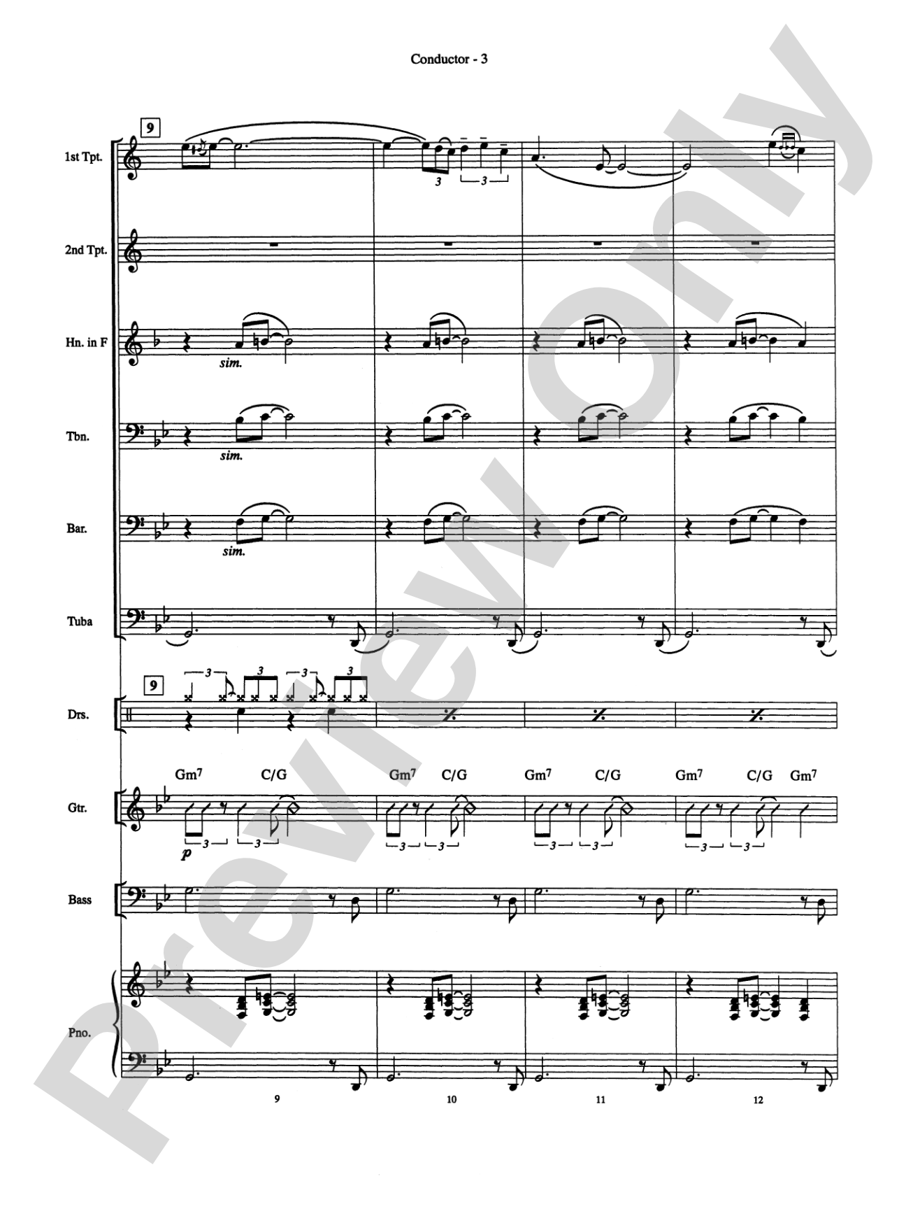 Summertime (from Porgy and Bess): Brass Choir