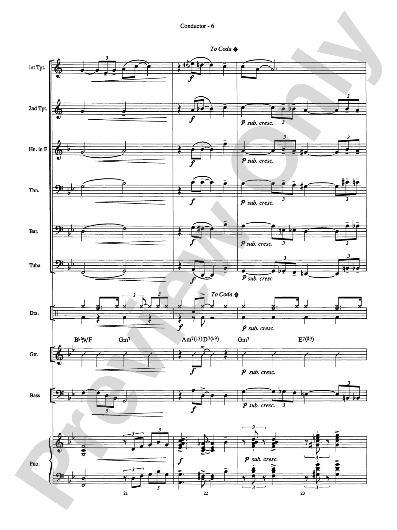 Summertime (from Porgy and Bess): Brass Choir