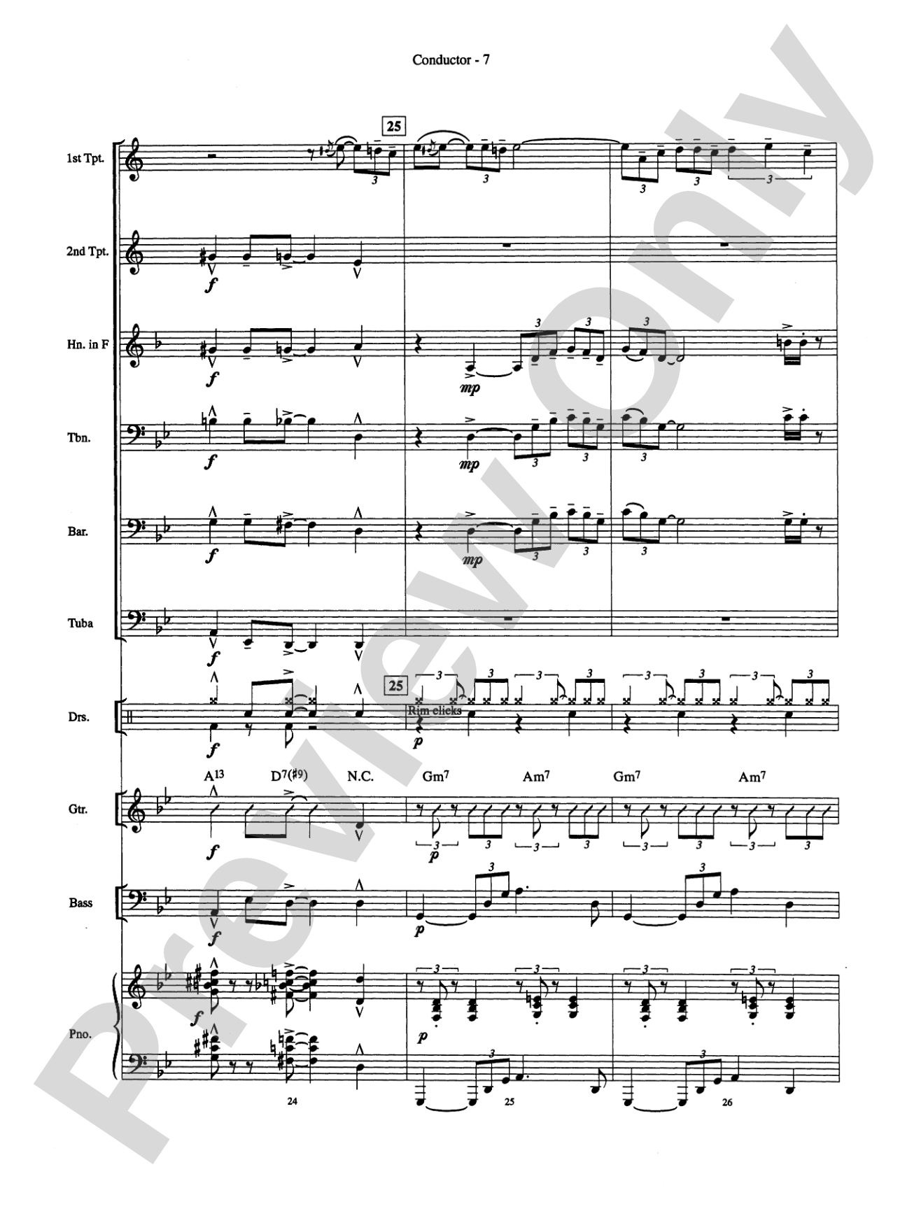 Summertime (from Porgy and Bess): Brass Choir