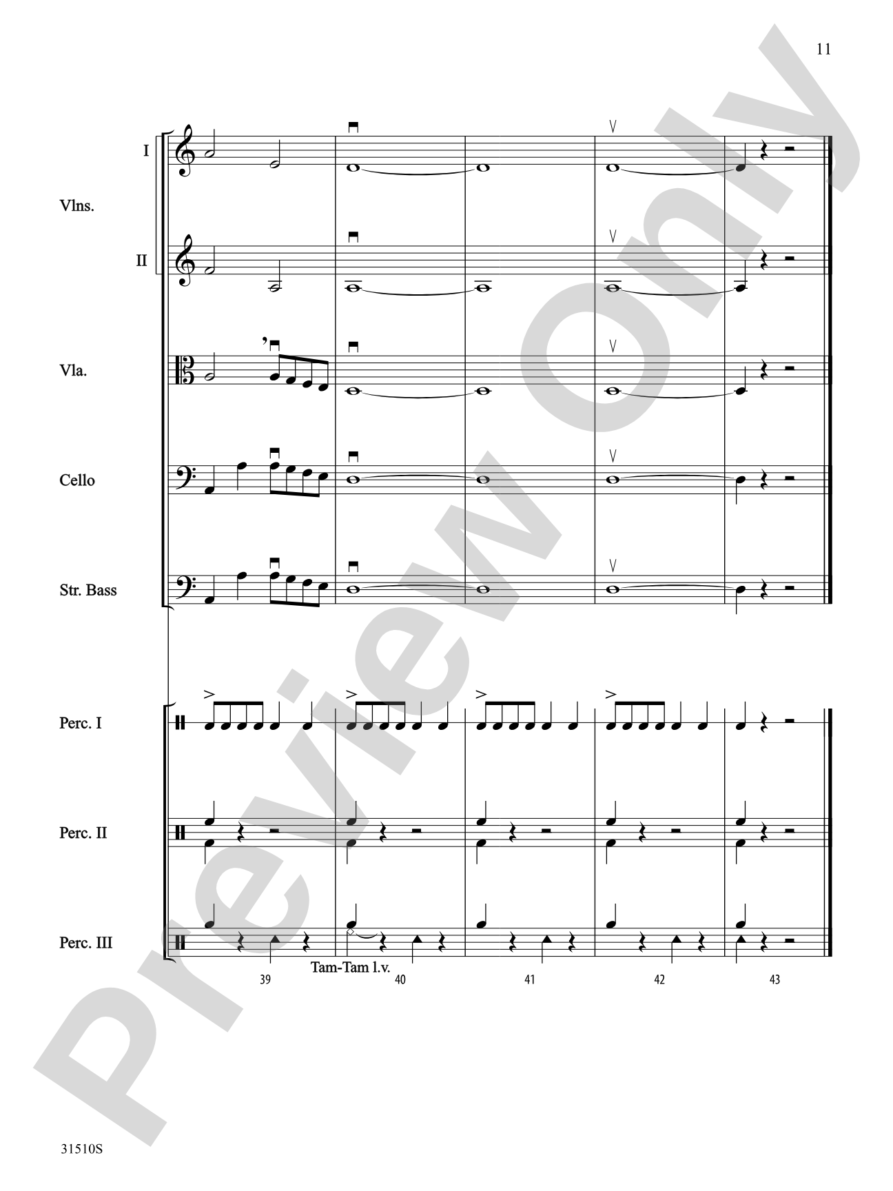 Burgundian Carol (Guillo Prends Ton Tamourin): String Orchestra Conductor Score & Parts