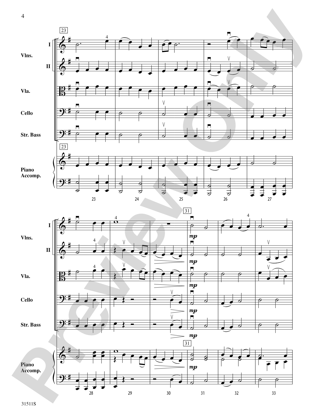 The Rings of Saturn: String Orchestra Conductor Score & Parts