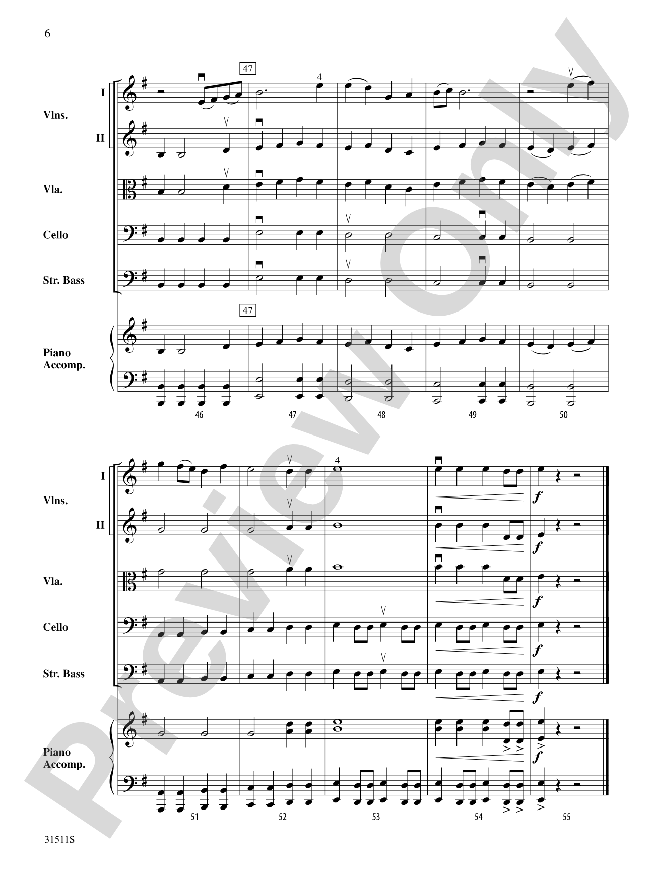 The Rings of Saturn: String Orchestra Conductor Score & Parts
