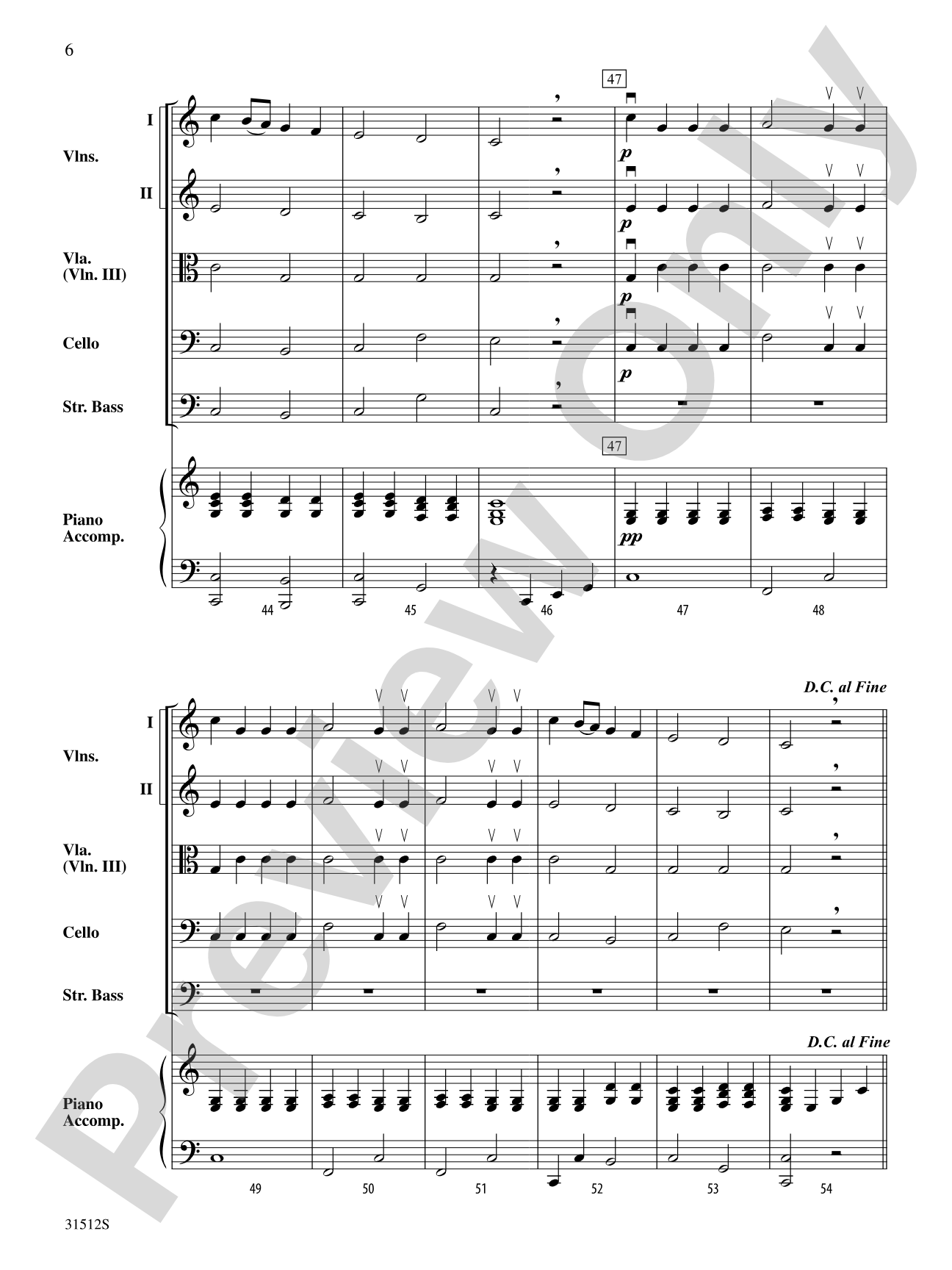 Autumn (from The Four Seasons): String Orchestra Conductor Score & Parts