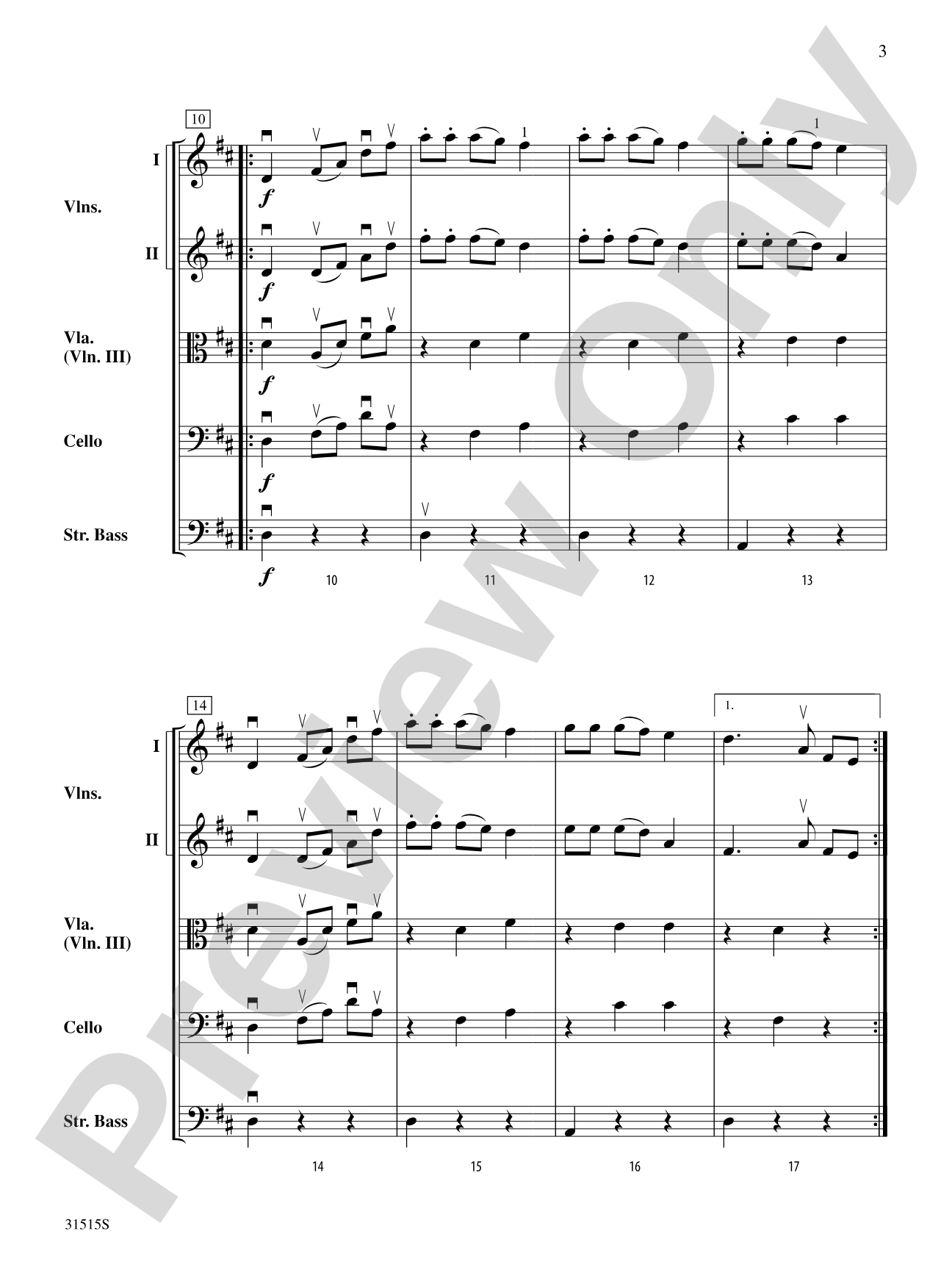 Belwin Beginning String Orchestra Kit #5: String Orchestra Conductor Score & Parts