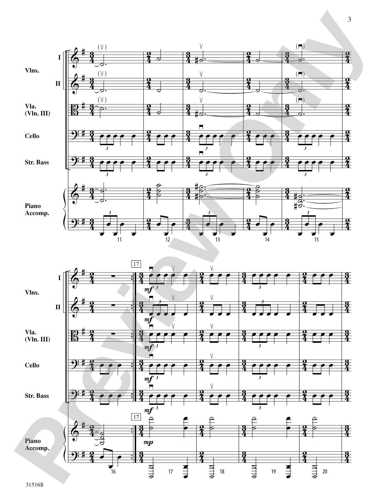 The Planets, Themes from: Score