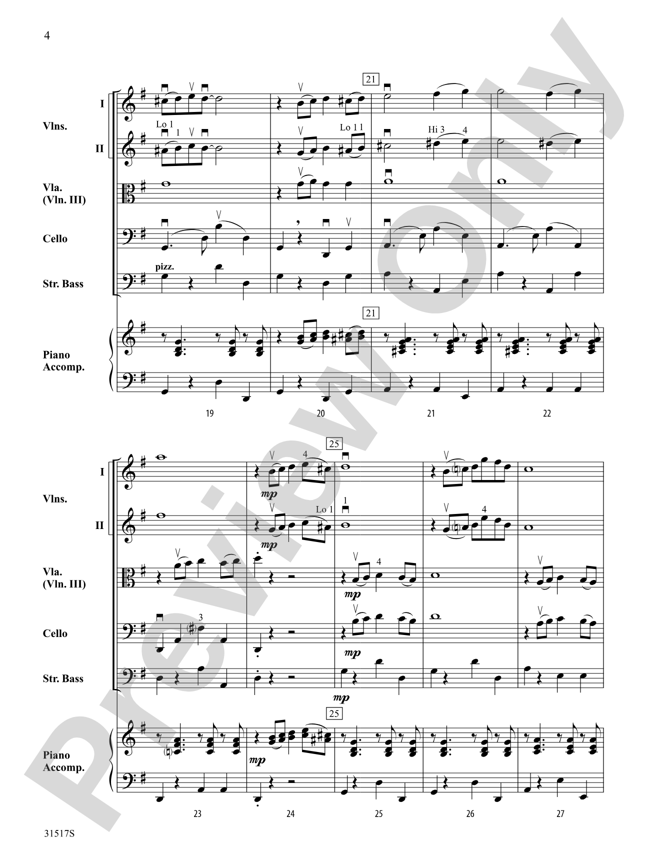Song of Mexico: String Orchestra Conductor Score & Parts