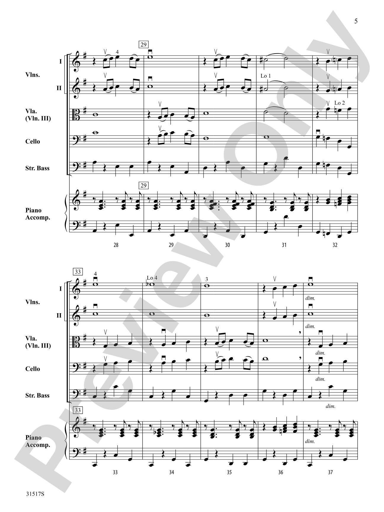 Song of Mexico: String Orchestra Conductor Score & Parts