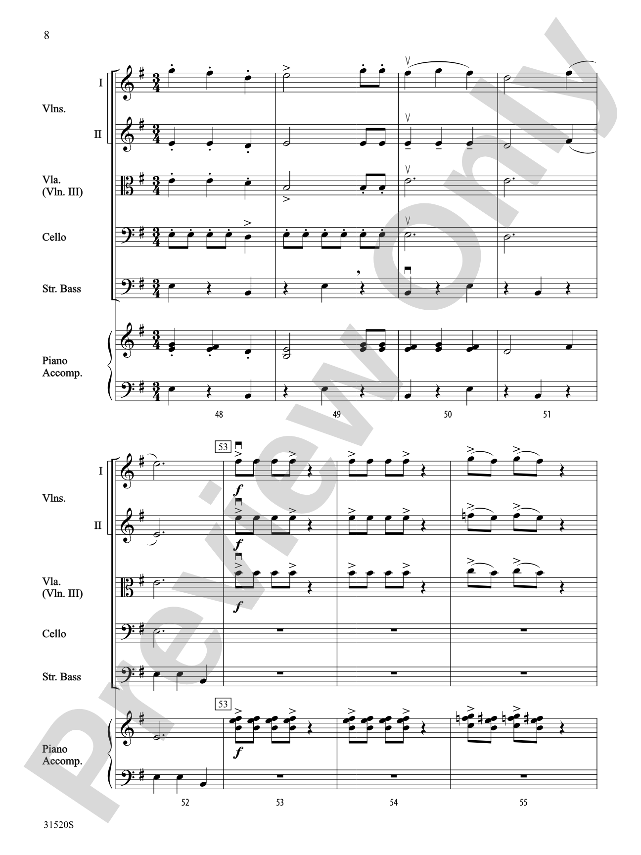 Warriors of Beijing: String Orchestra Conductor Score & Parts
