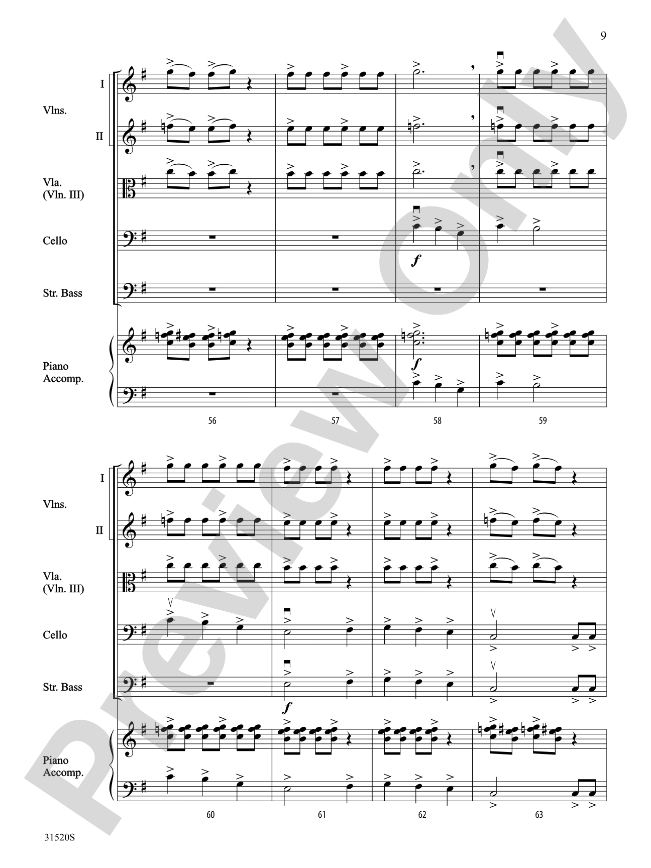 Warriors of Beijing: String Orchestra Conductor Score & Parts