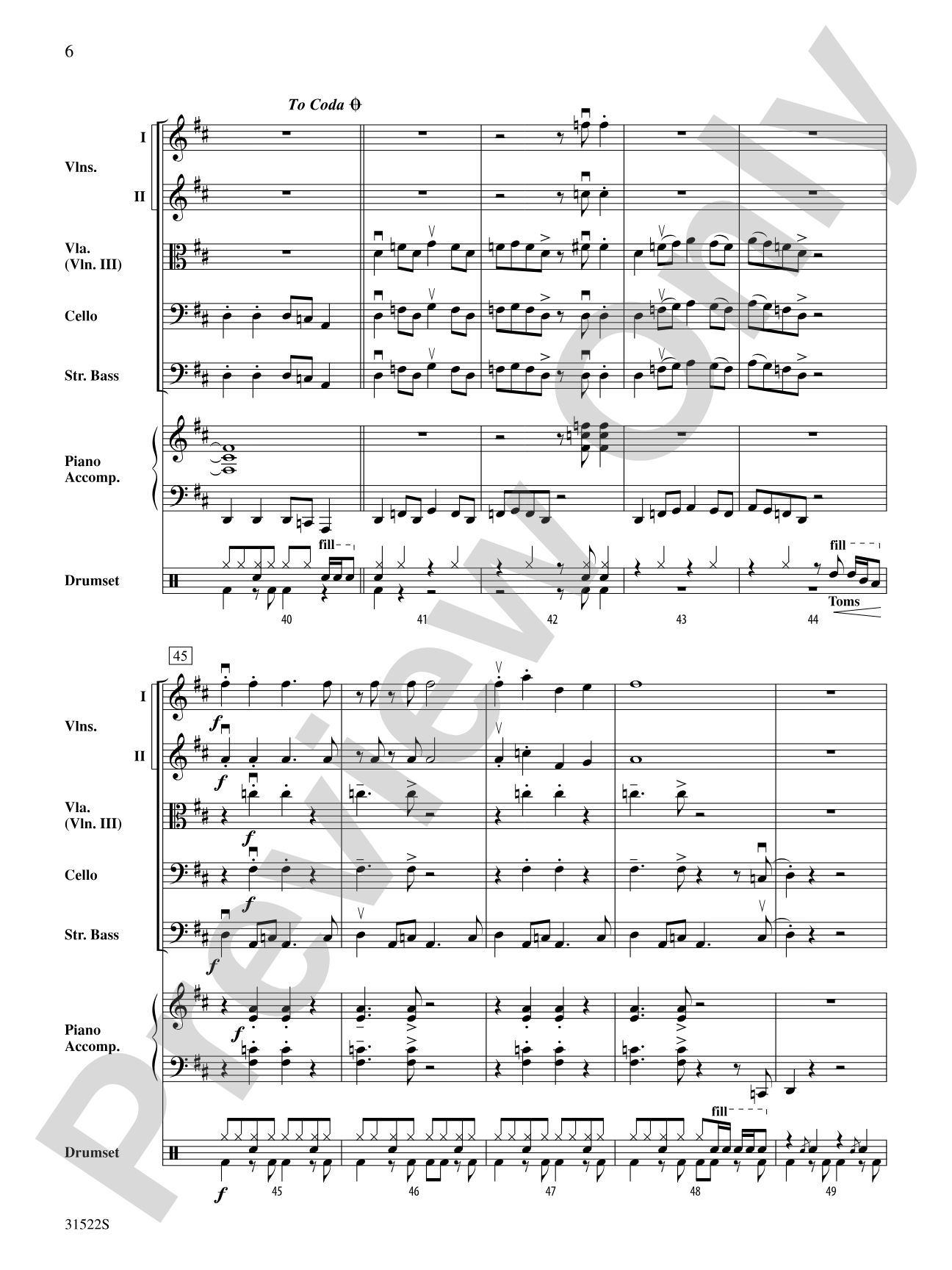 Hooked on Christmas: String Orchestra Conductor Score & Parts