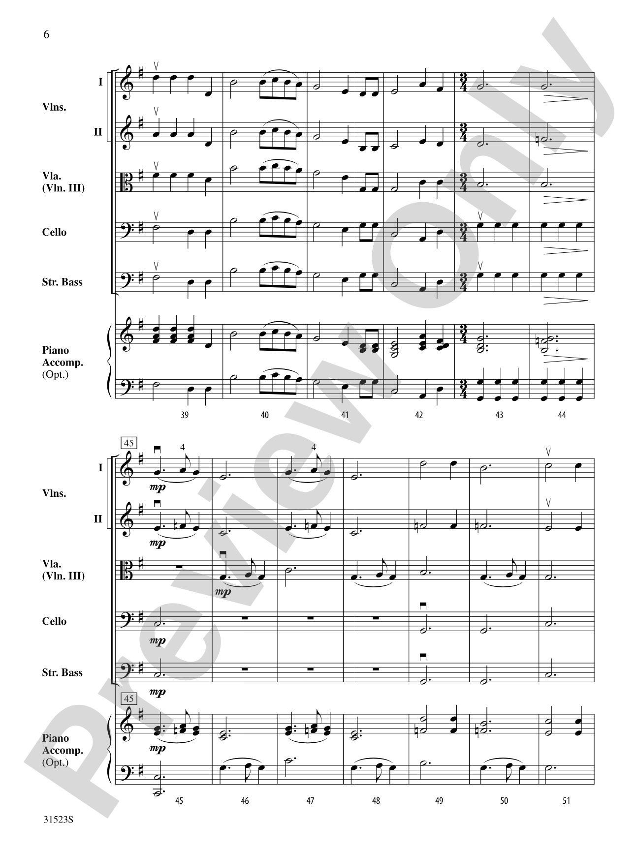 Holiday Carol Collage: String Orchestra Conductor Score & Parts
