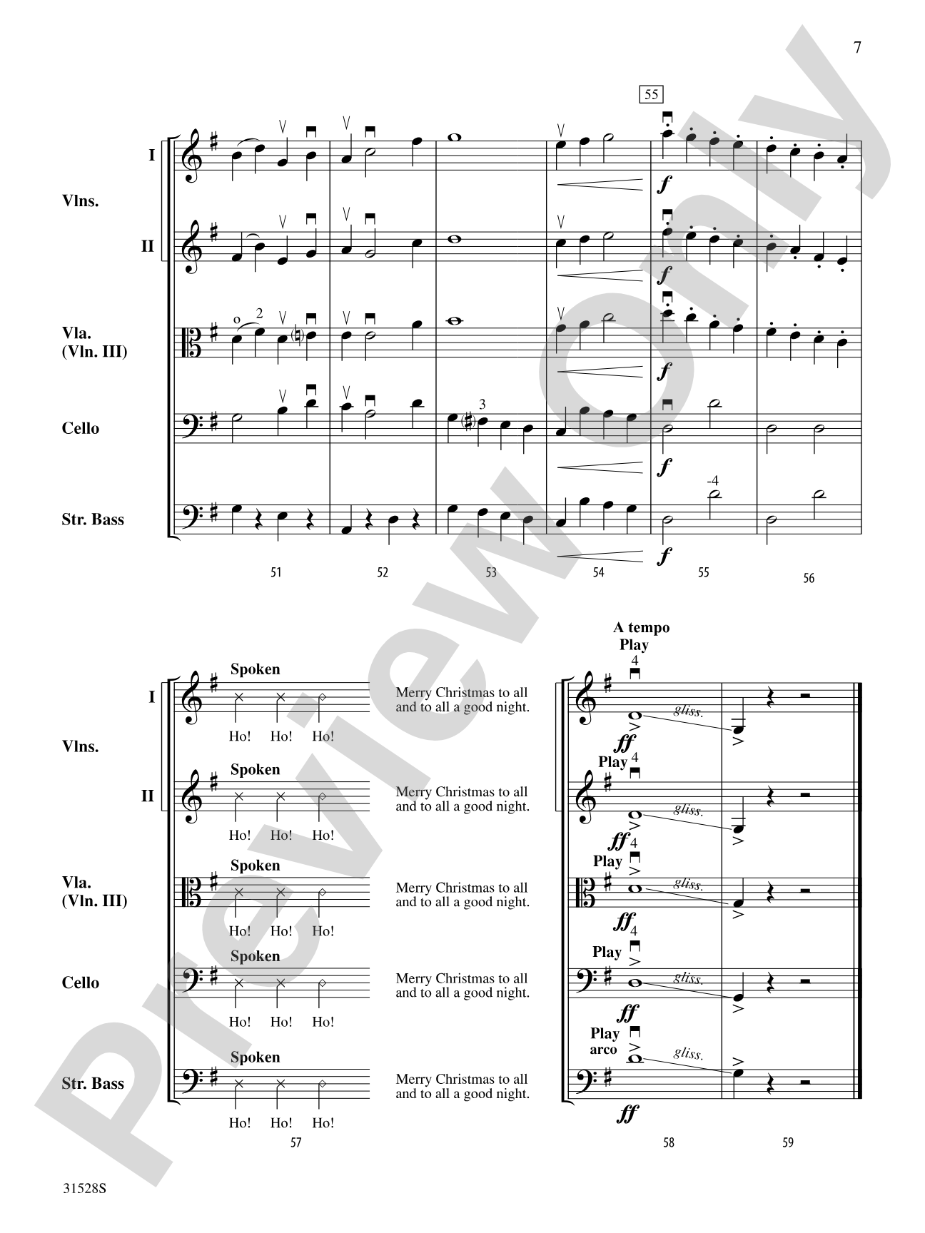 Santa Claus Is Comin' to Town: Score