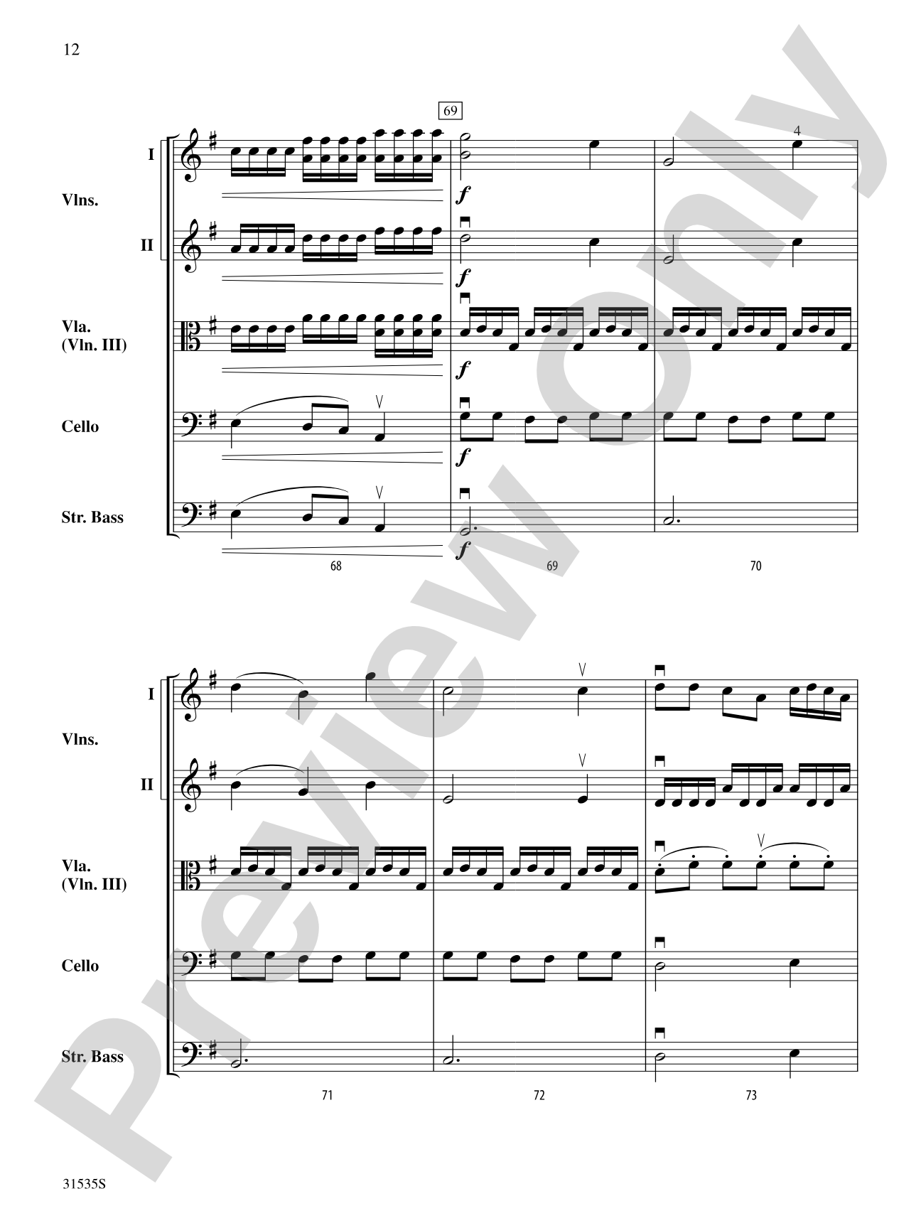 The Great Bicycle Race: String Orchestra Conductor Score & Parts