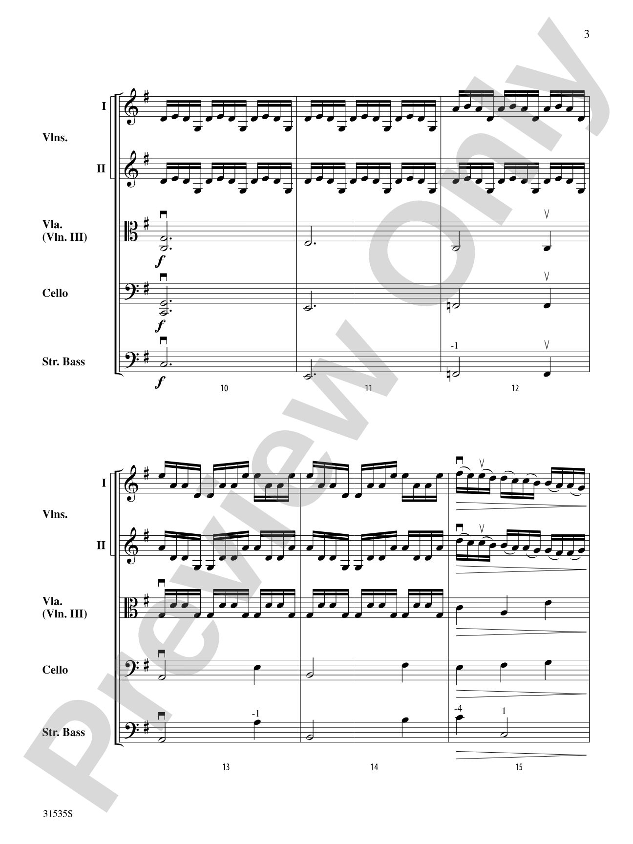 The Great Bicycle Race: String Orchestra Conductor Score & Parts